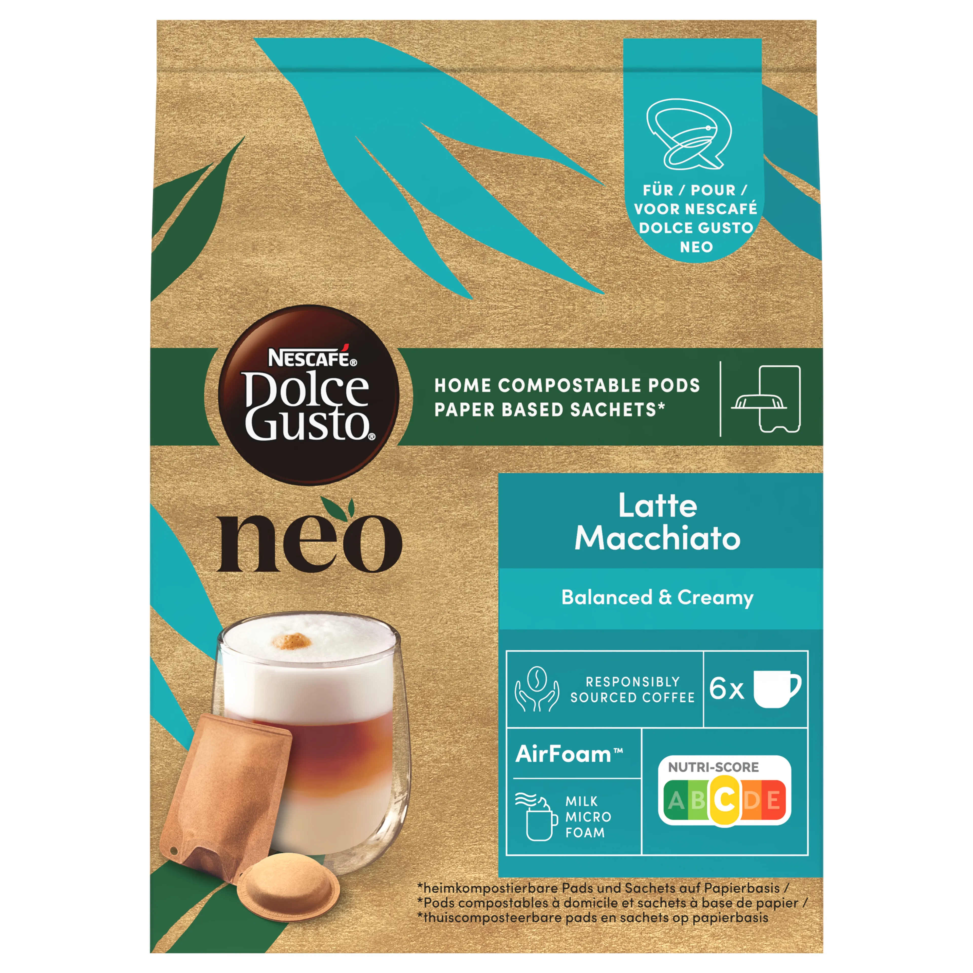 Dolce Gusto NEO - Latte Macchiato - 6 pods & 6 sachets image