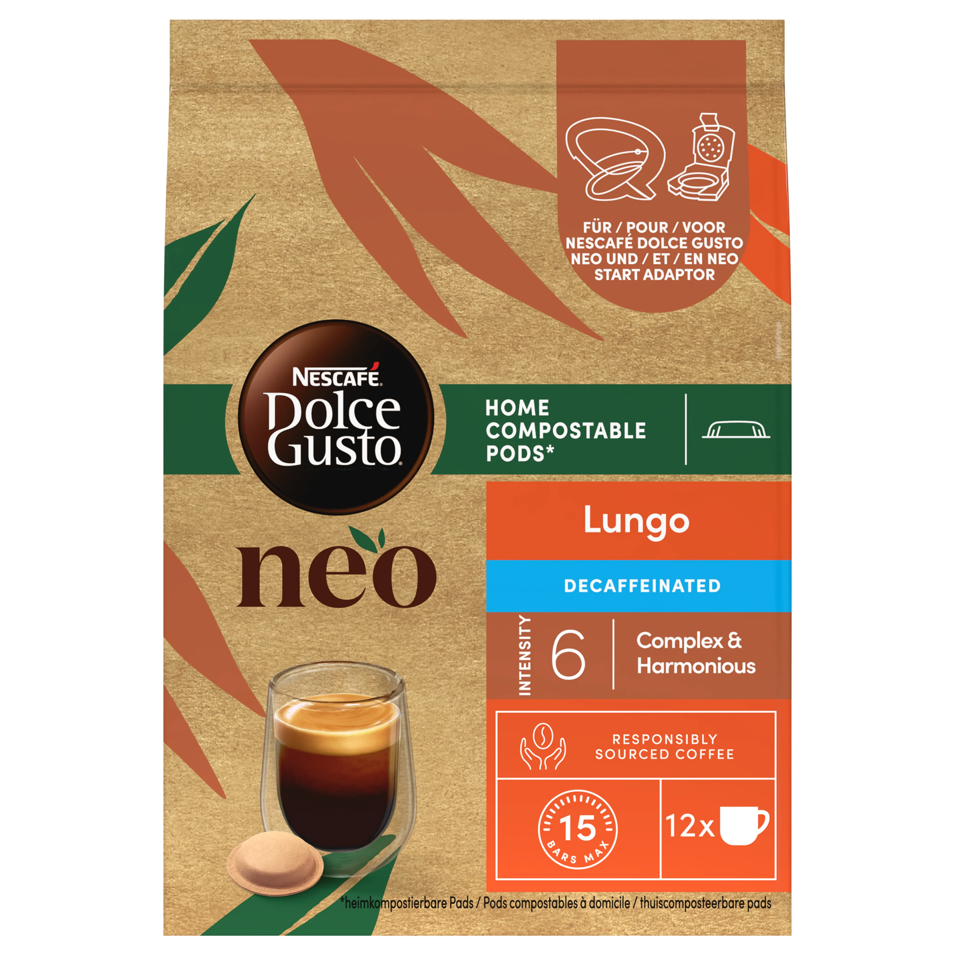 Dolce Gusto NEO - Lungo Decaf - 12 pods image