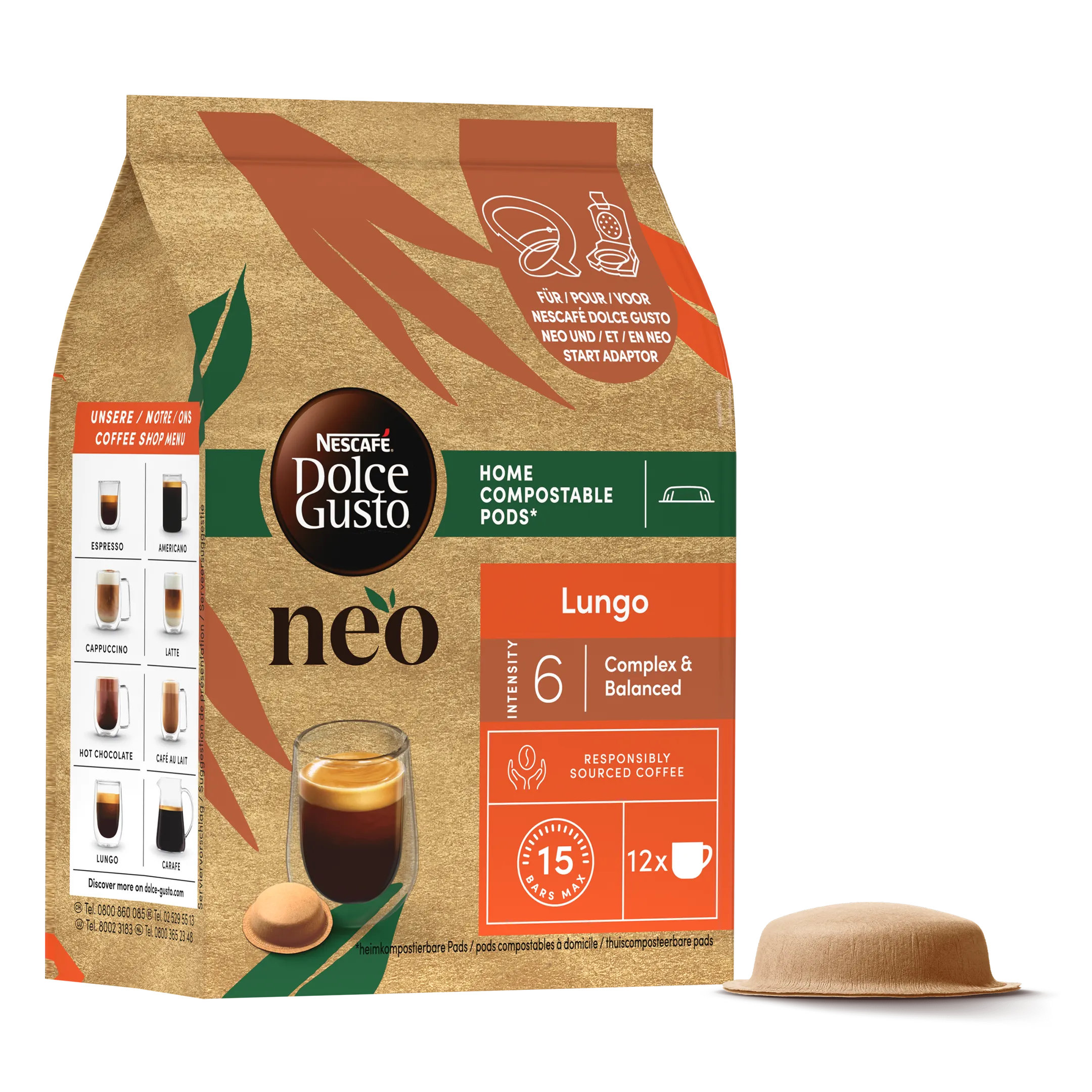 Dolce Gusto NEO - Lungo - 12 pads image