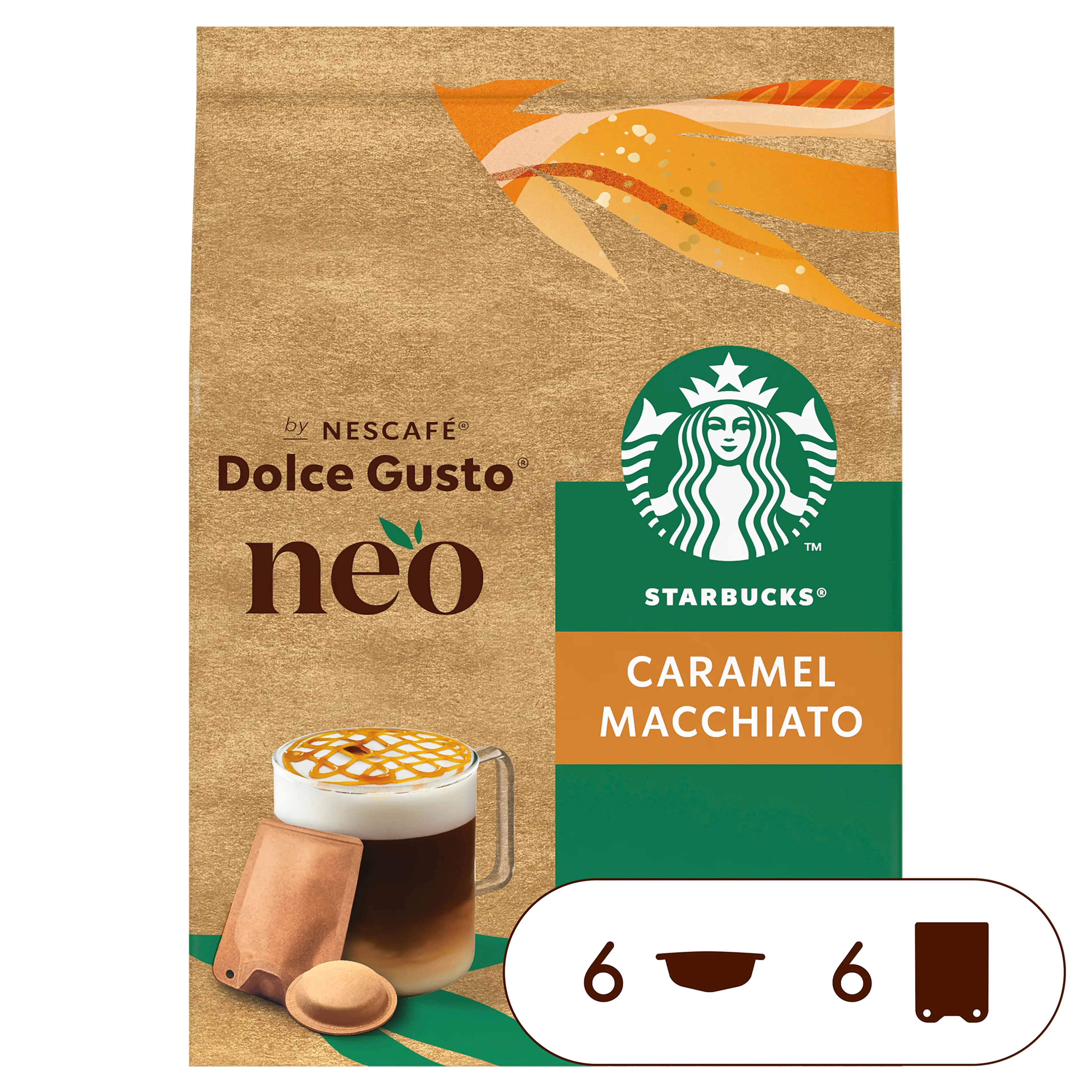 Dolce Gusto NEO - Caramel Macchiato - 6 pods & 6 sachets image