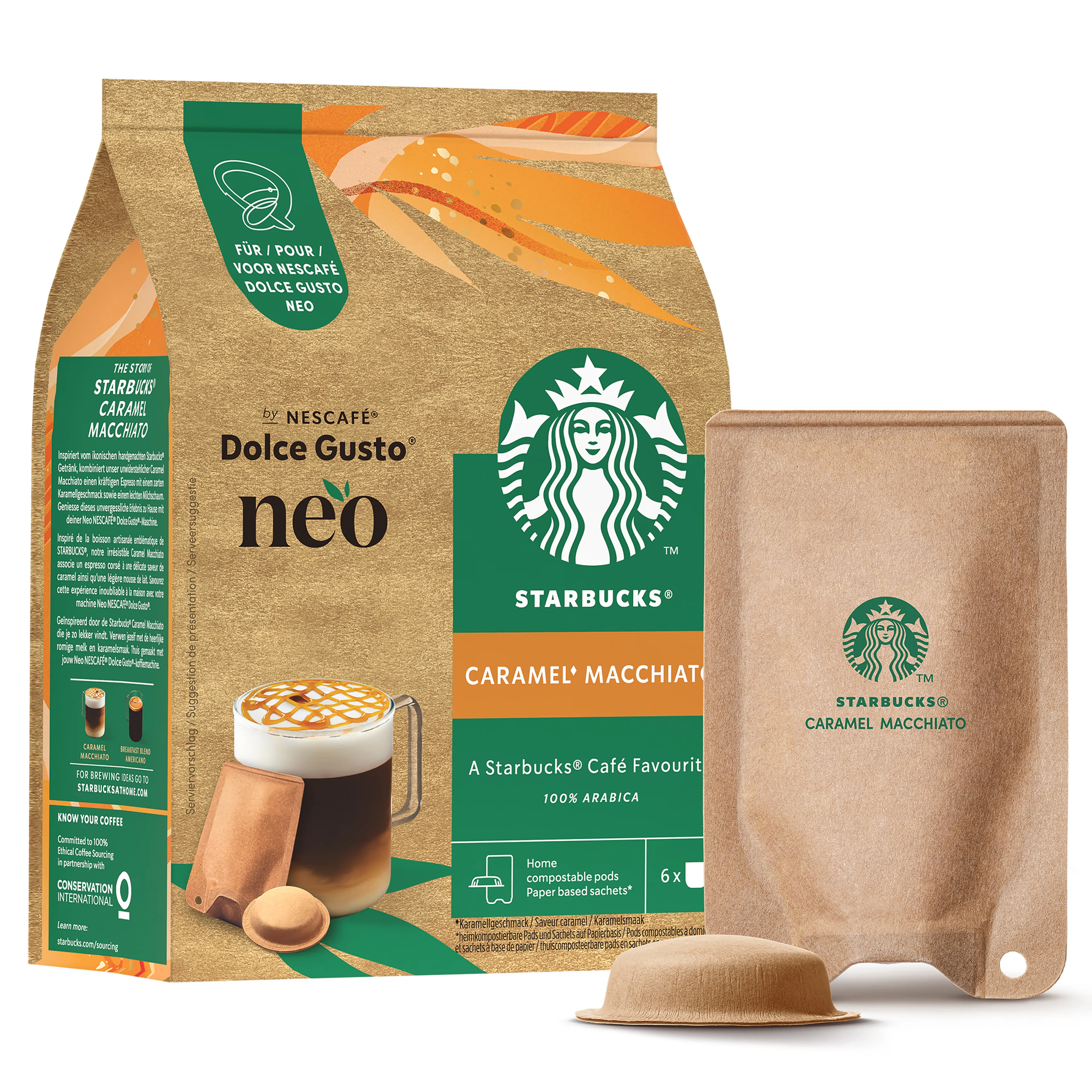 Dolce Gusto NEO - Caramel Macchiato - 6 pods & 6 sachets image