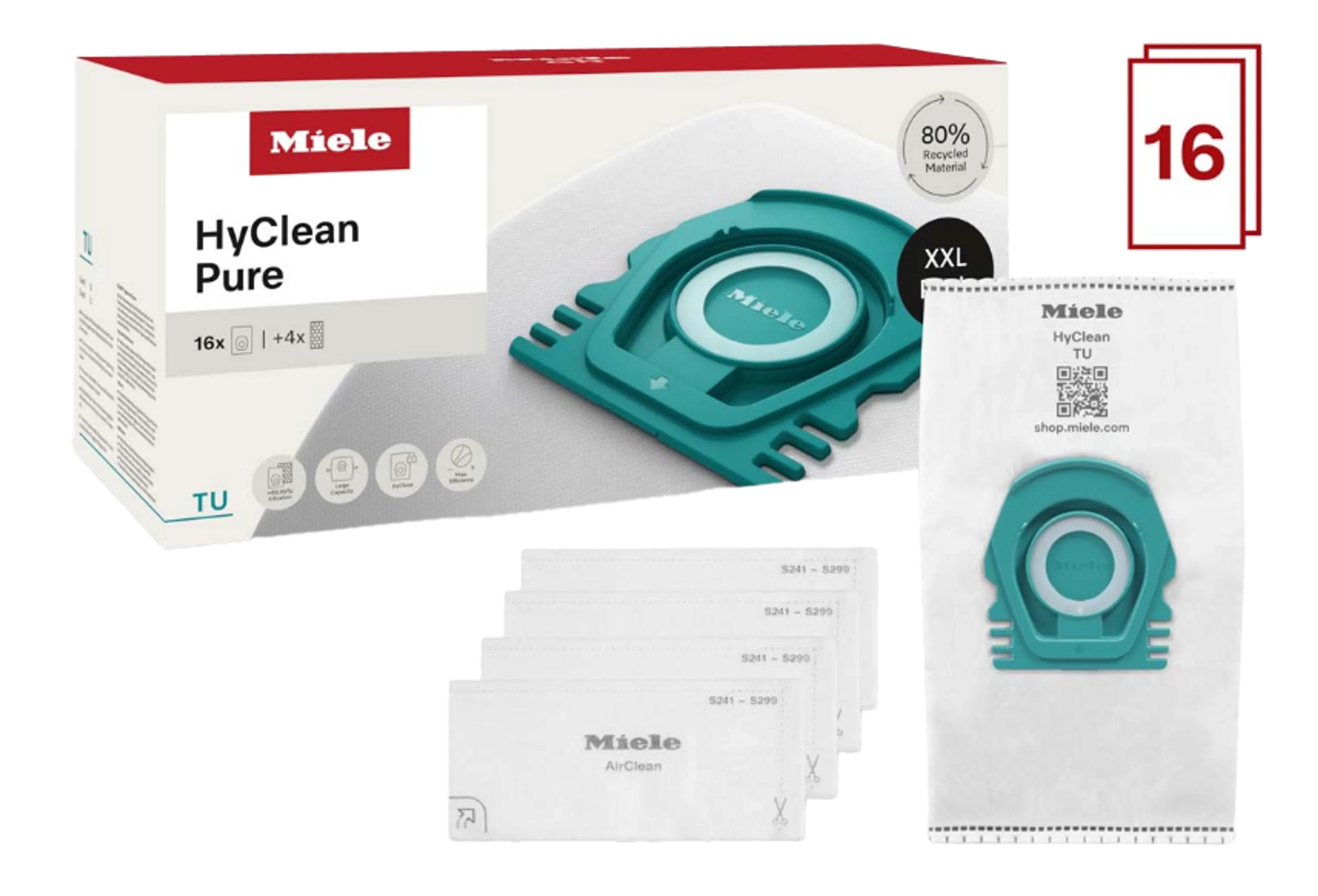 Sac aspirateur TU HyClean Pure XXL