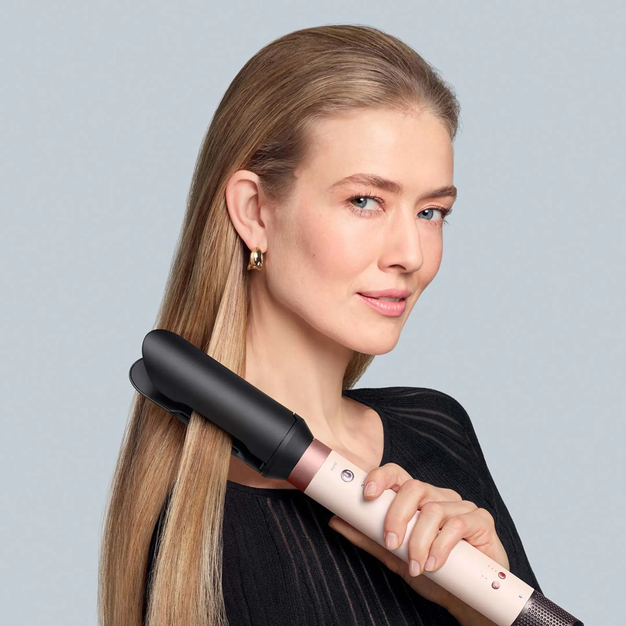 Dyson Airwrap Co-anda2x Straight+Wavy Ceramic Pink image