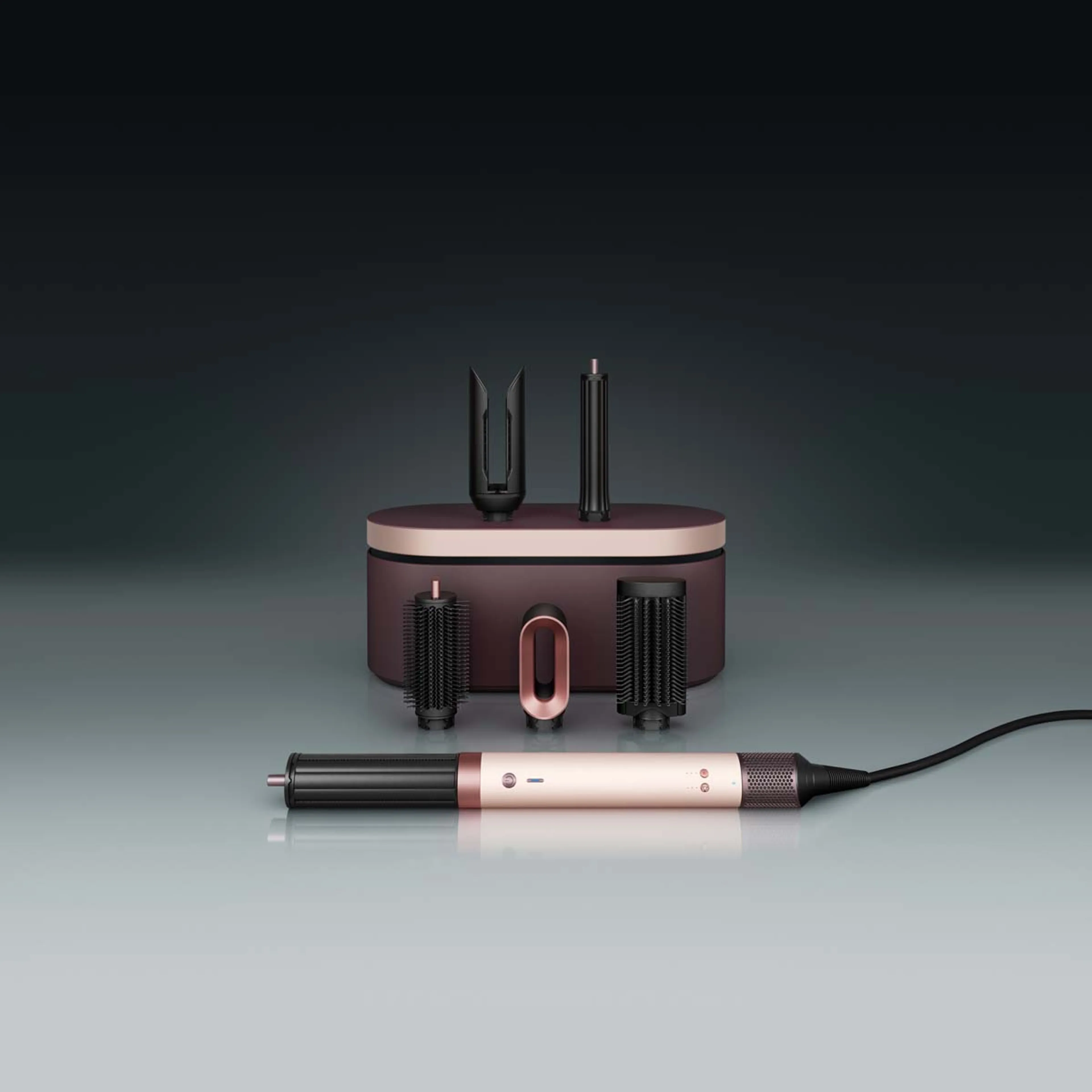 Dyson Airwrap Co-anda2x Straight+Wavy Ceramic Pink image