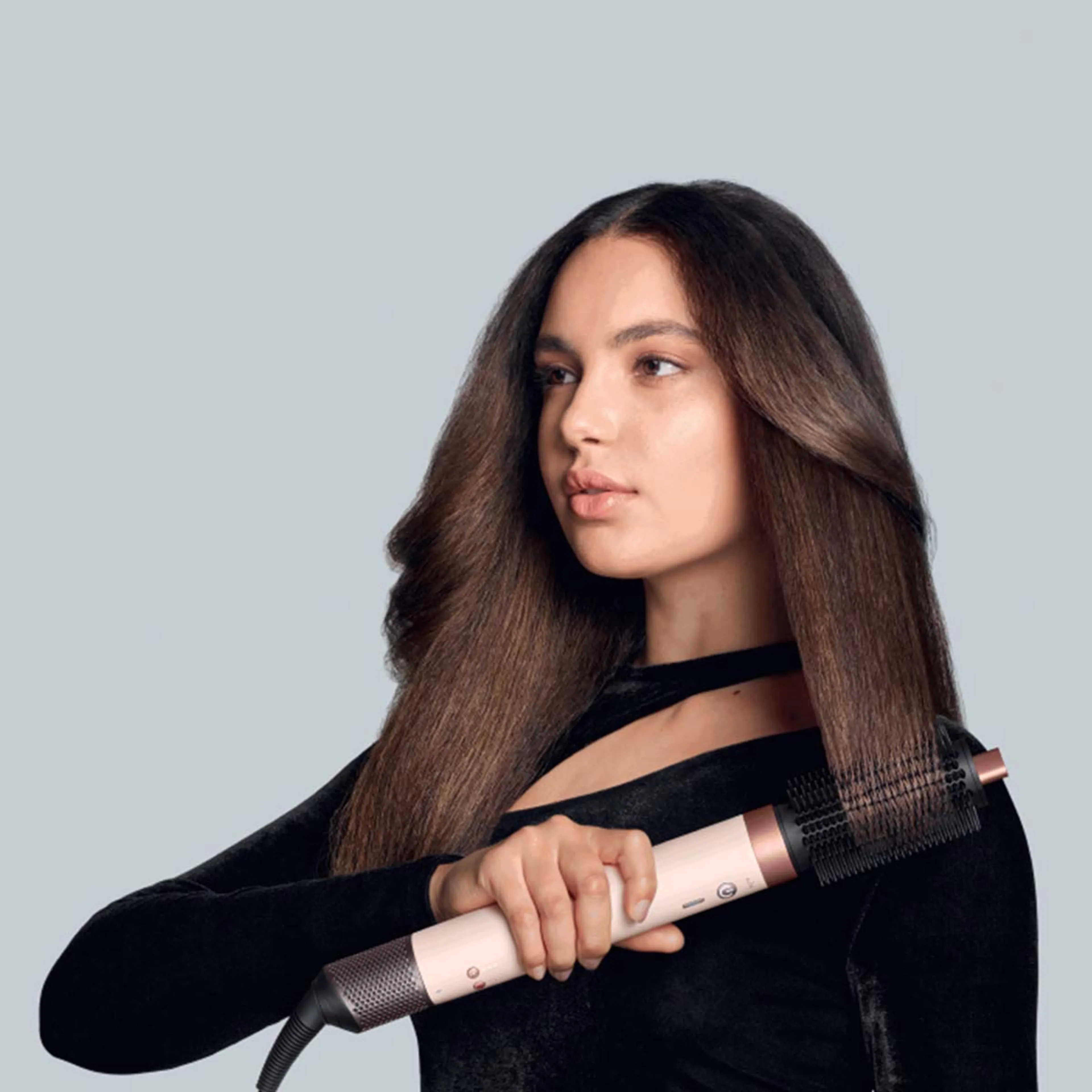 Dyson Airwrap Co-anda2x Straight+Wavy Ceramic Pink image