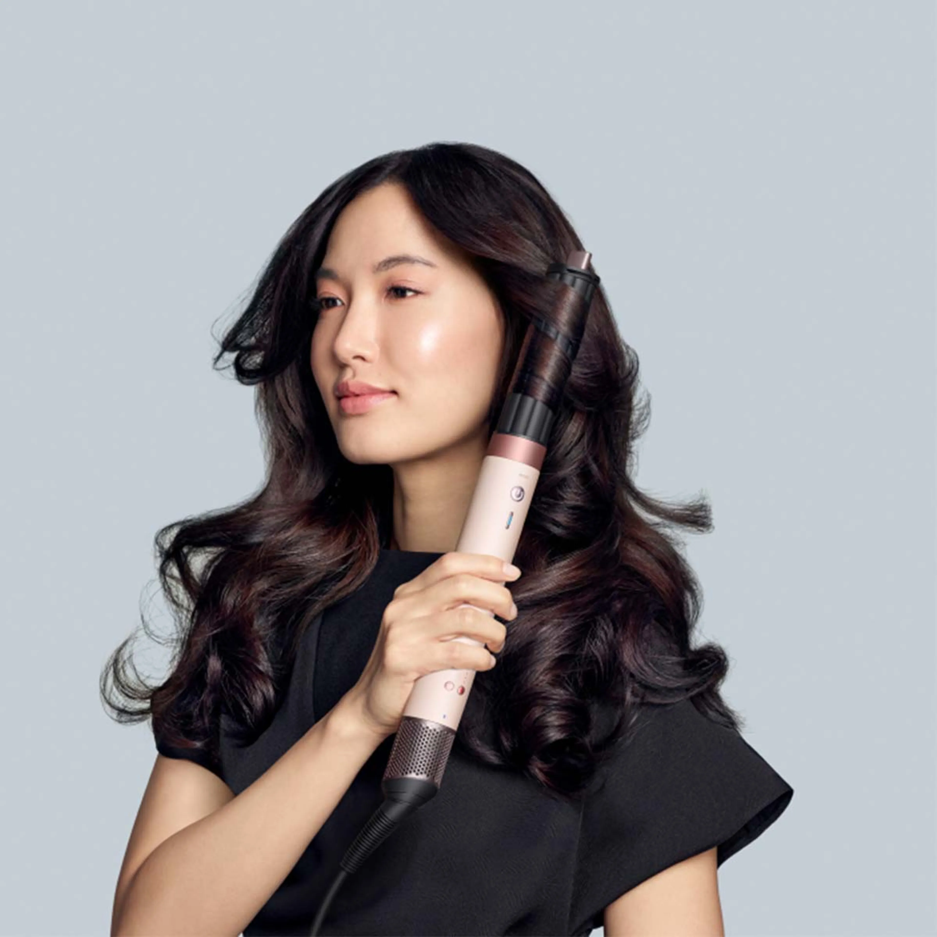 Dyson Airwrap Co-anda2x Straight+Wavy Ceramic Pink image