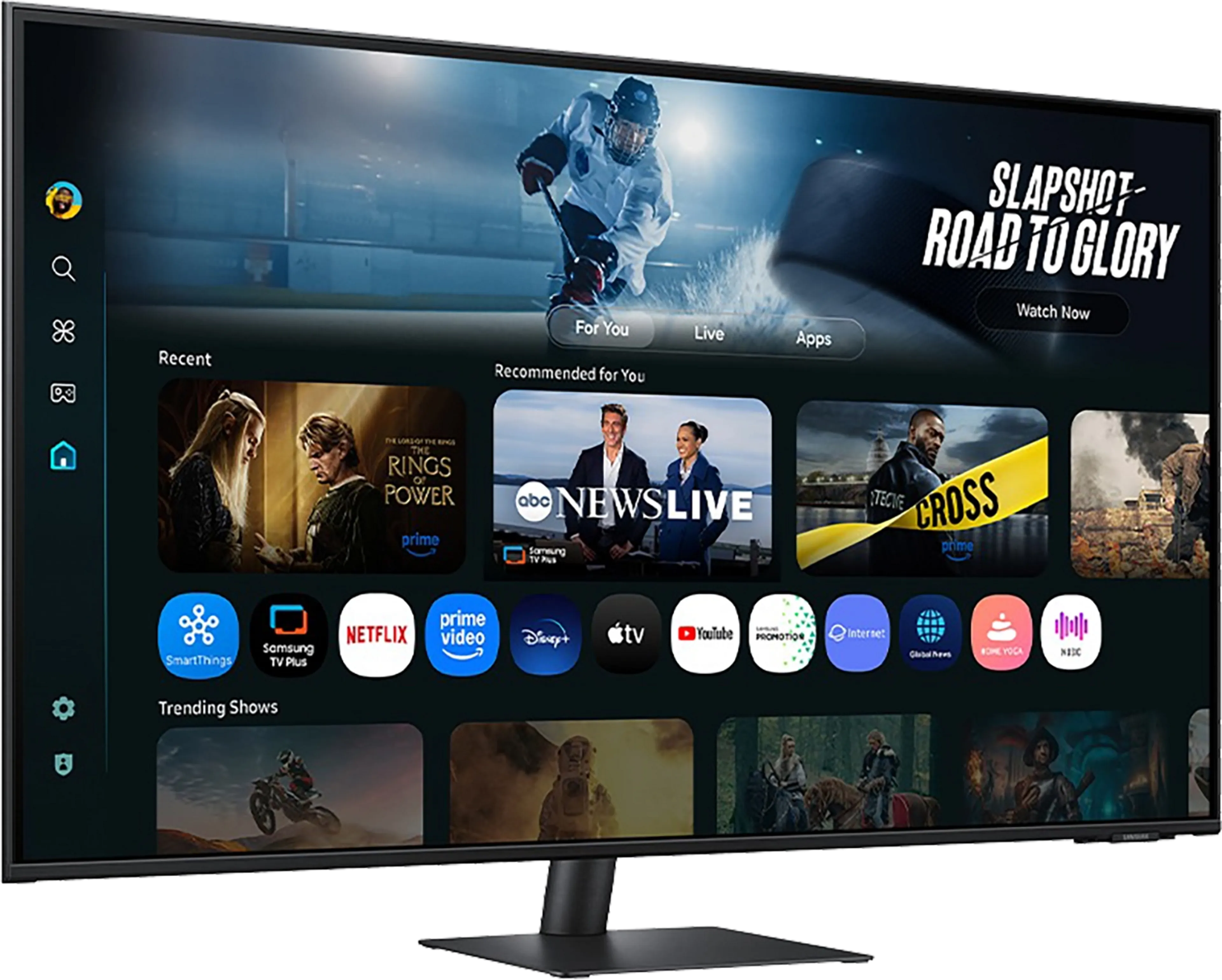 Samsung 43" Smart Monitor M7 M70F Zwart 4K Samsung Vision AI LS43FM702UUXEN image