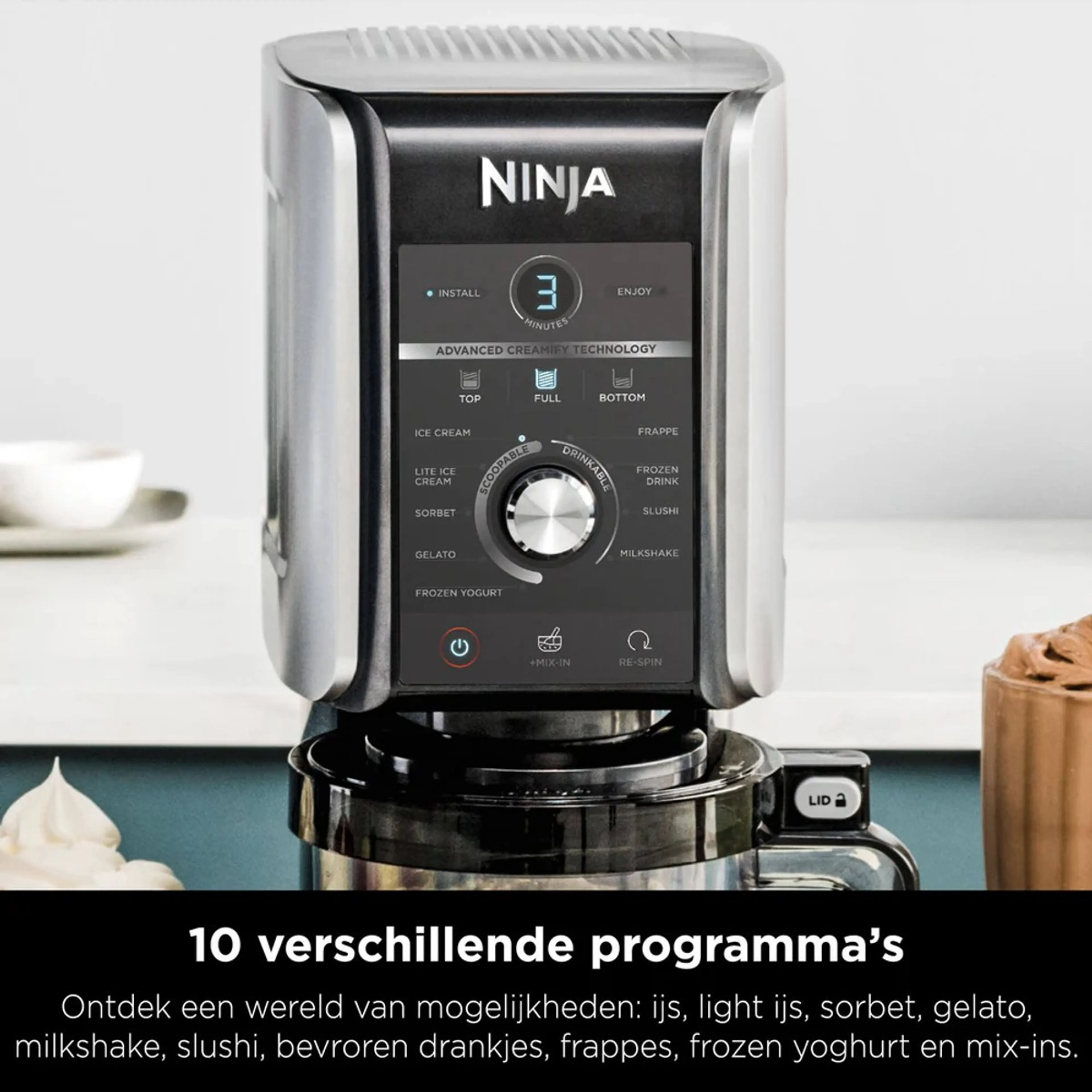 Ninja Ijsmachine CREAMi Deluxe - 10-in-1 NC502EU image
