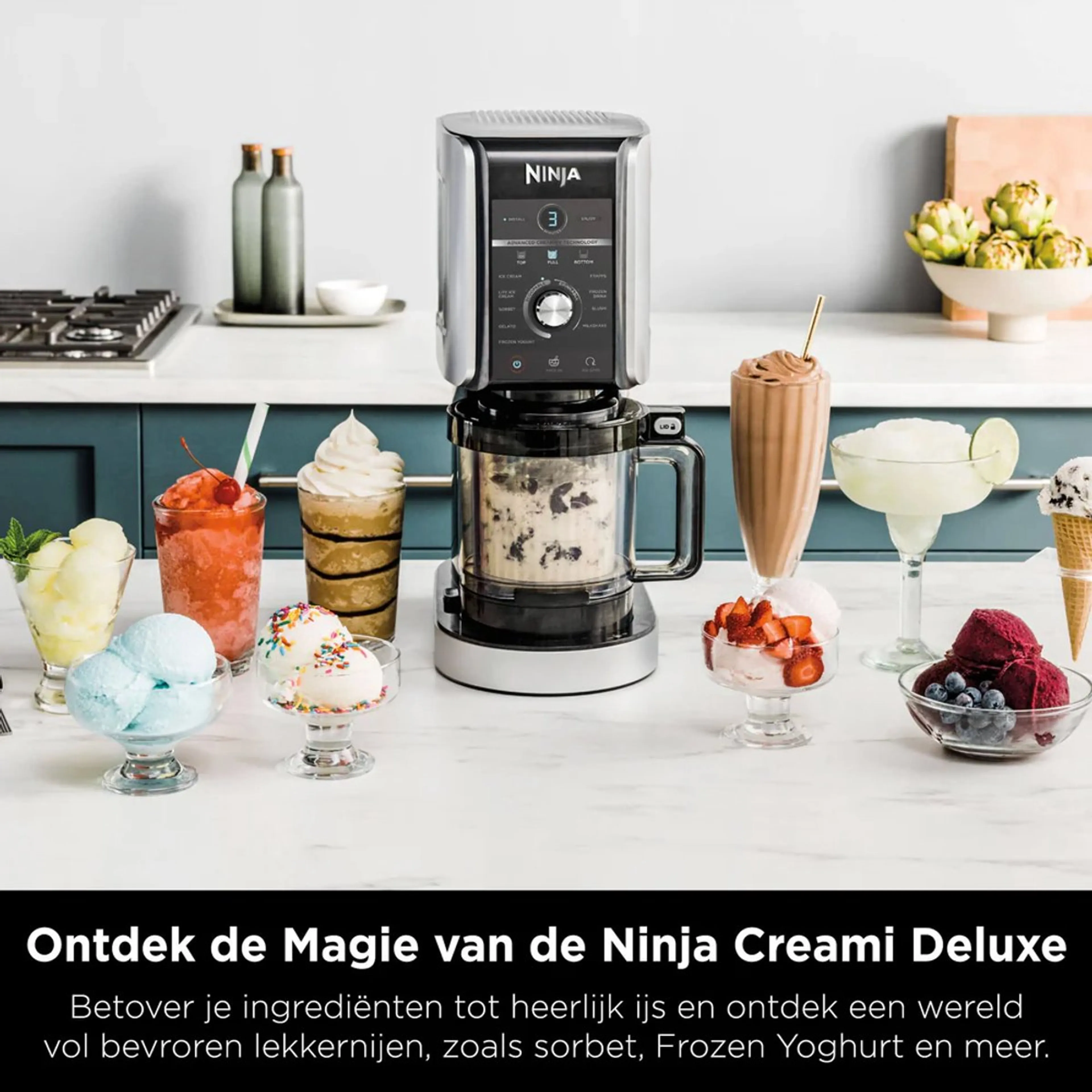 Ninja Ijsmachine CREAMi Deluxe - 10-in-1 NC502EU image