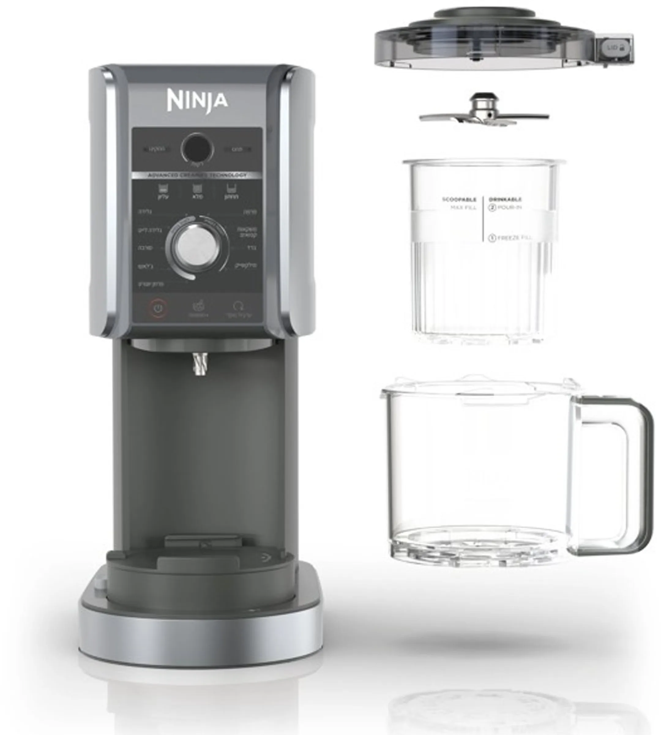 Ninja Machine à glace et boissons glacées CREAMi Deluxe 10-en-1 NC502EU image
