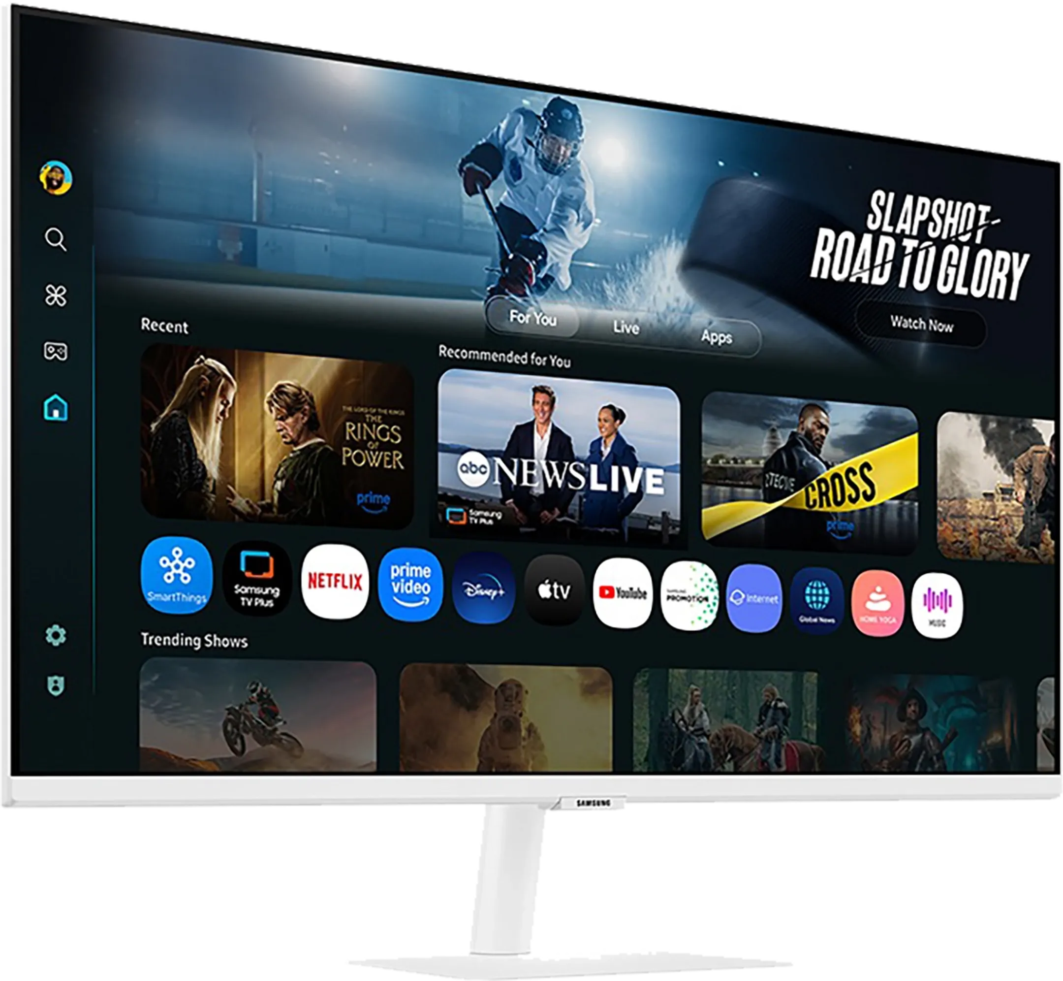 Samsung 32" Smart Monitor M7 M70F Wit 4K Samsung Vision AI LS32FM703UUXEN image