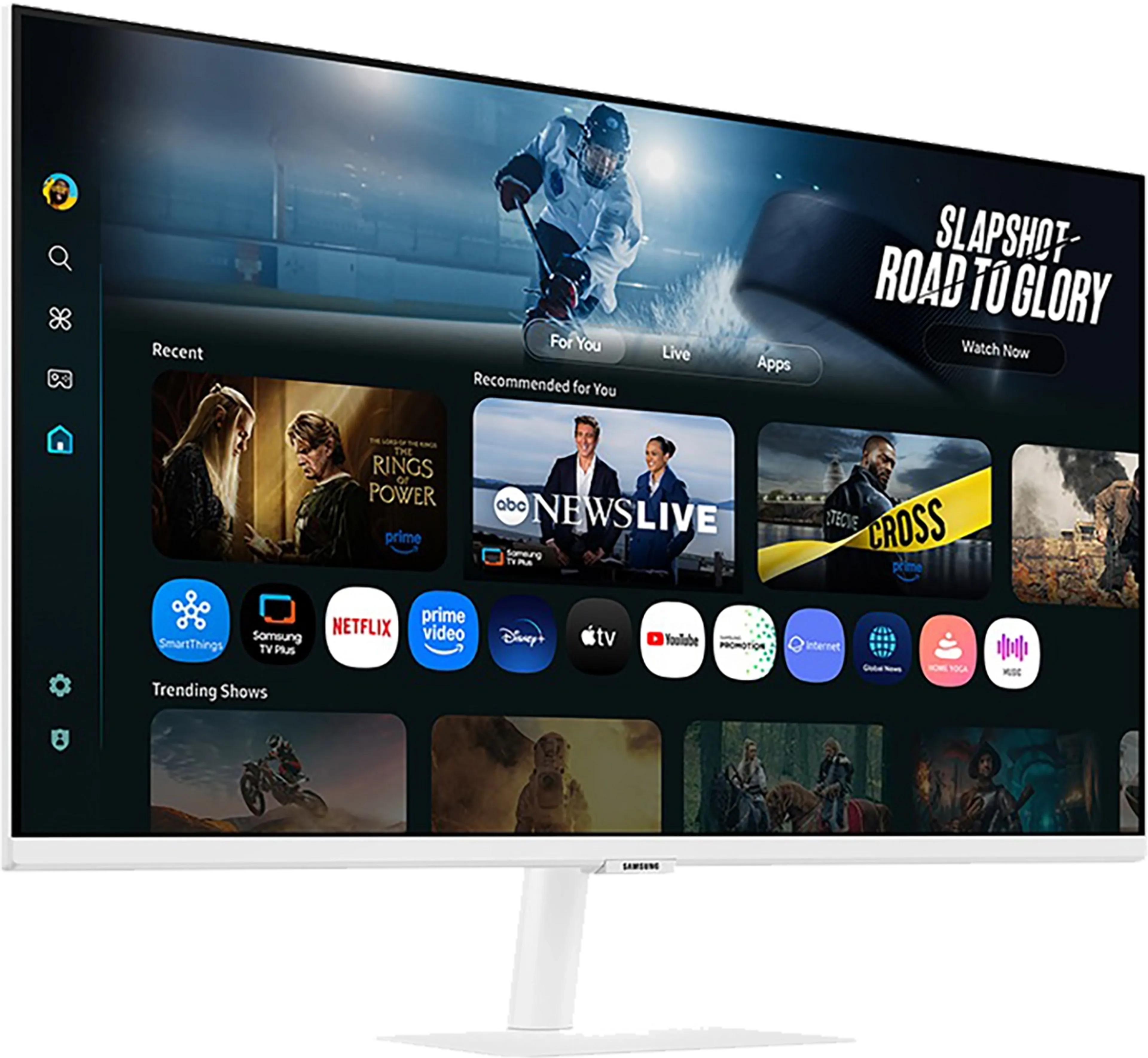 Samsung 32" Smart Monitor M7 M70F Wit 4K Samsung Vision AI LS32FM703UUXEN image