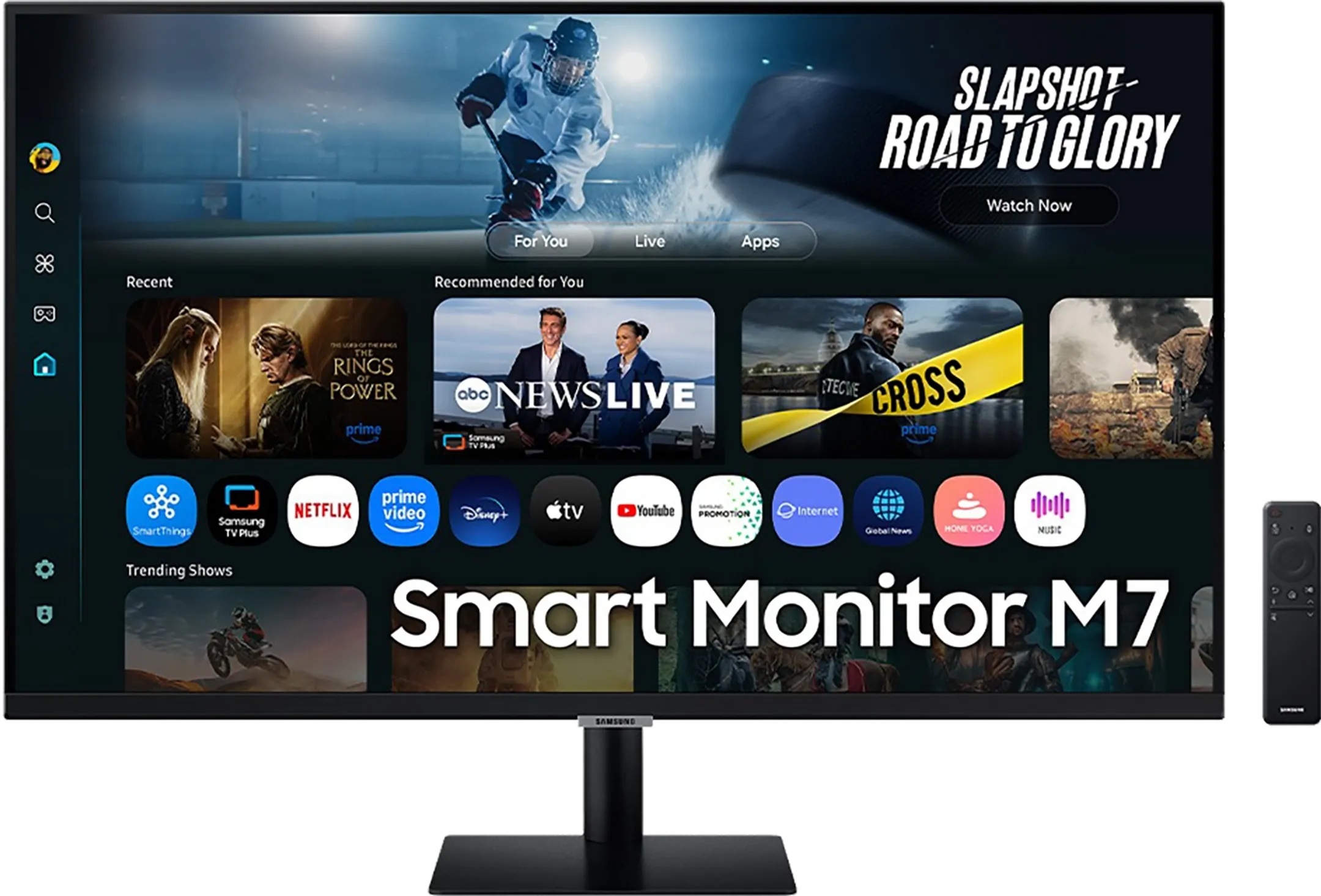 32" Smart Monitor M7 M70F Zwart 4K Samsung Vision AI LS32FM702UUXEN