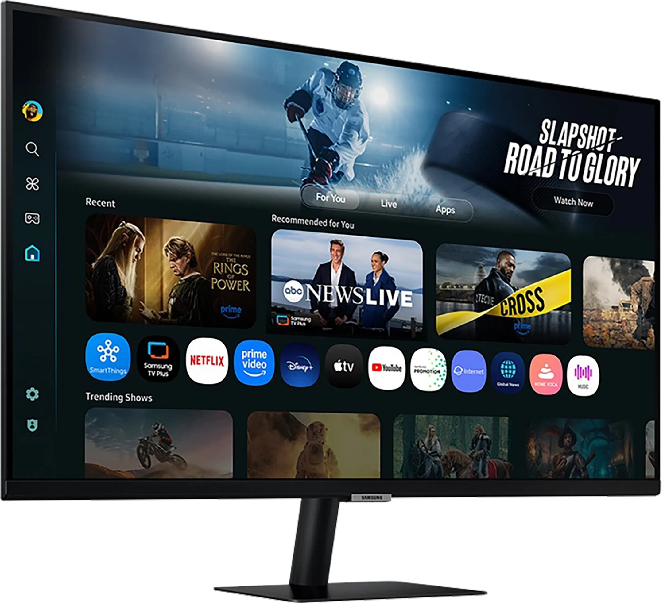 Samsung 32" Smart Monitor M7 M70F Zwart 4K Samsung Vision AI LS32FM702UUXEN image