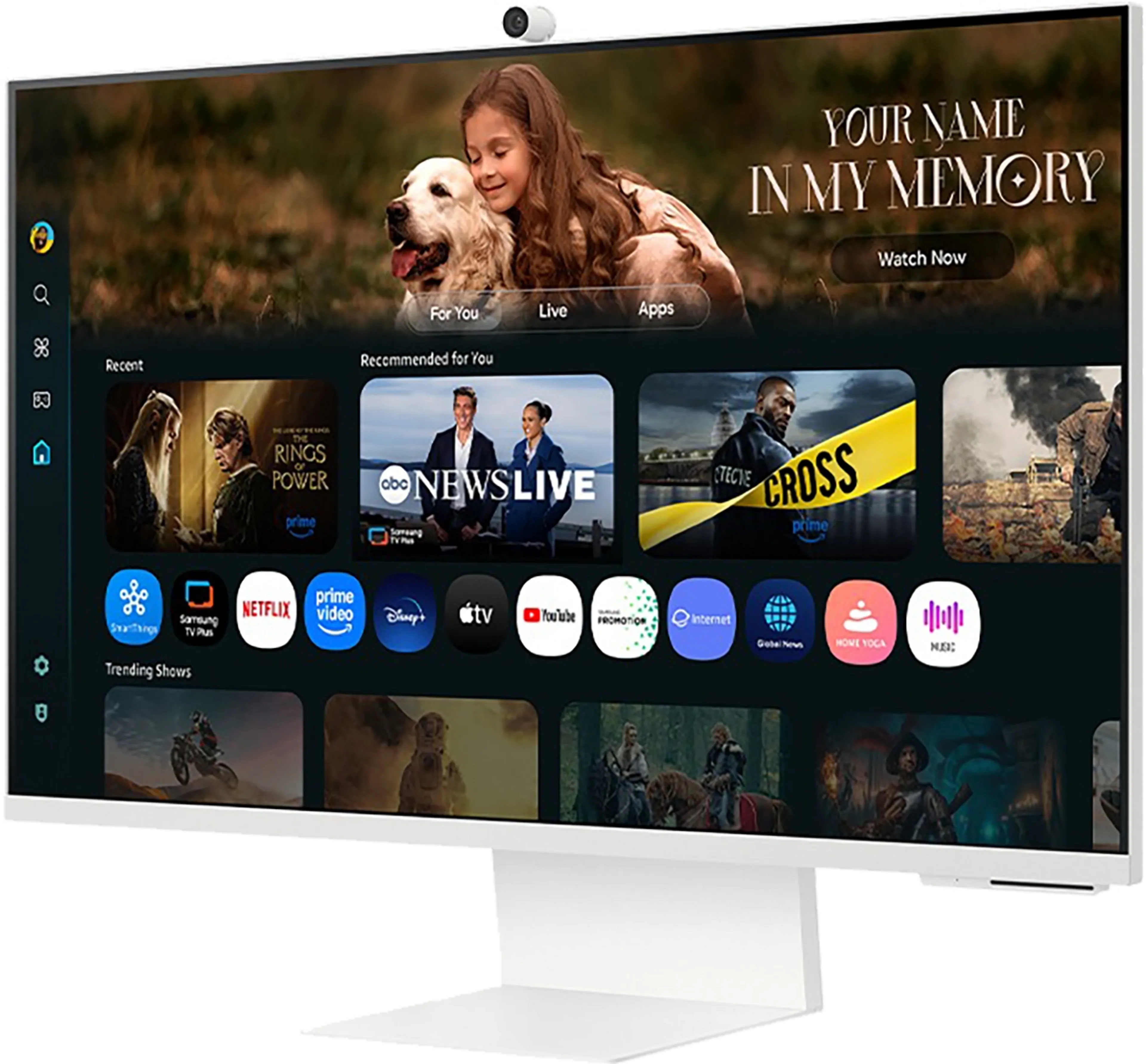 Samsung 32" Smart Monitor M8 M80F 4K Samsung Vision AI LS32FM801UUXEN image