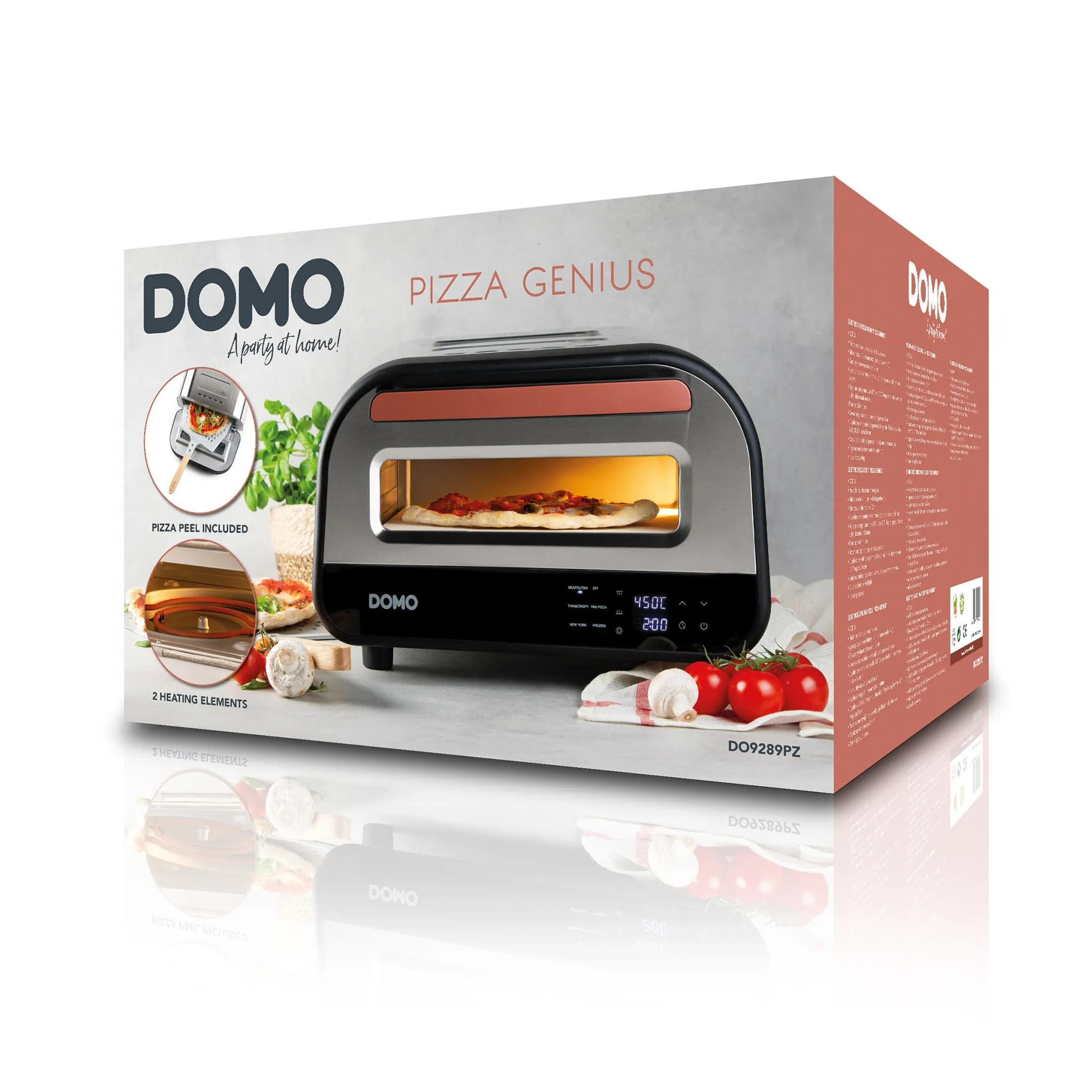 Domo Pizzaoven DO9289PZ image