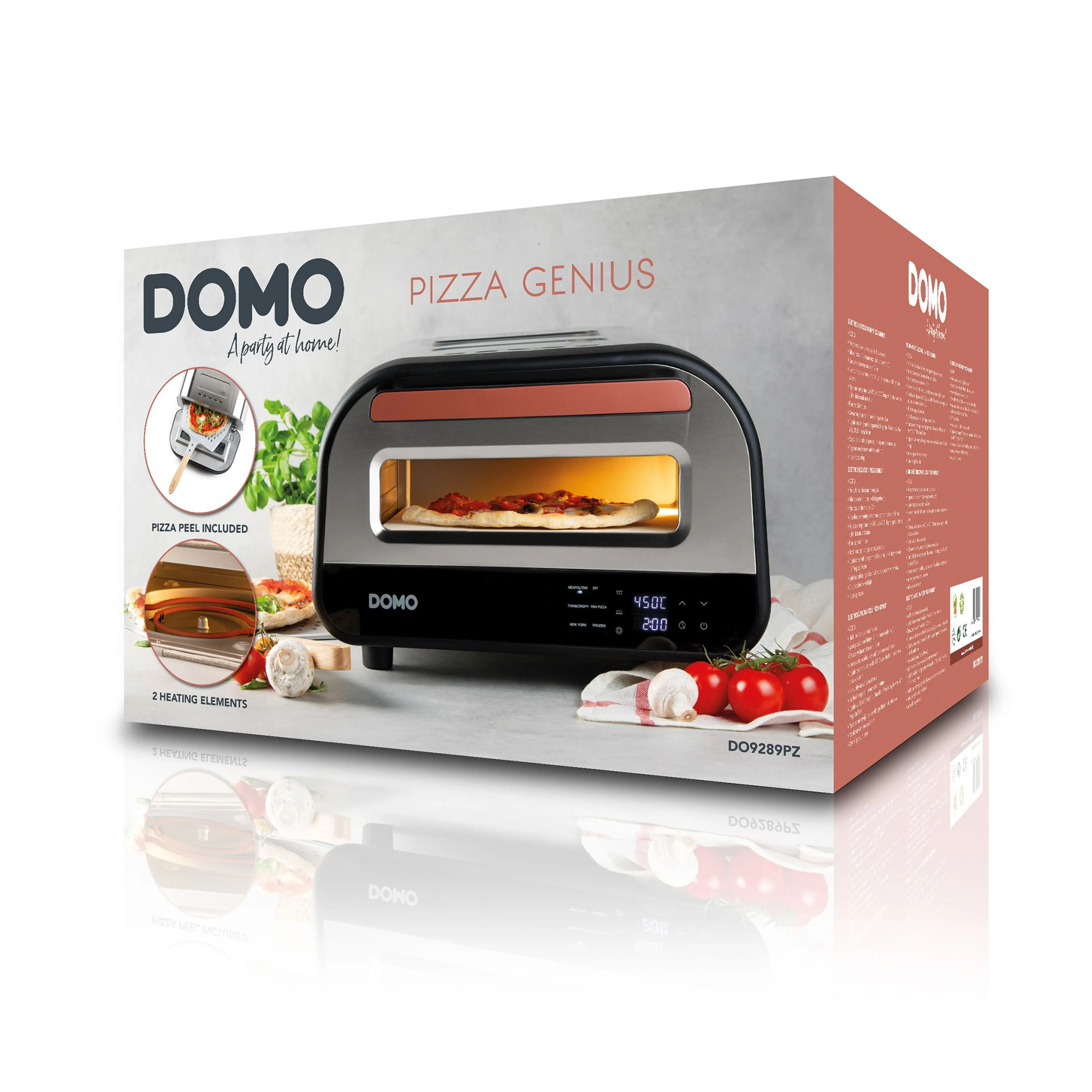 Domo Pizzaoven DO9289PZ image