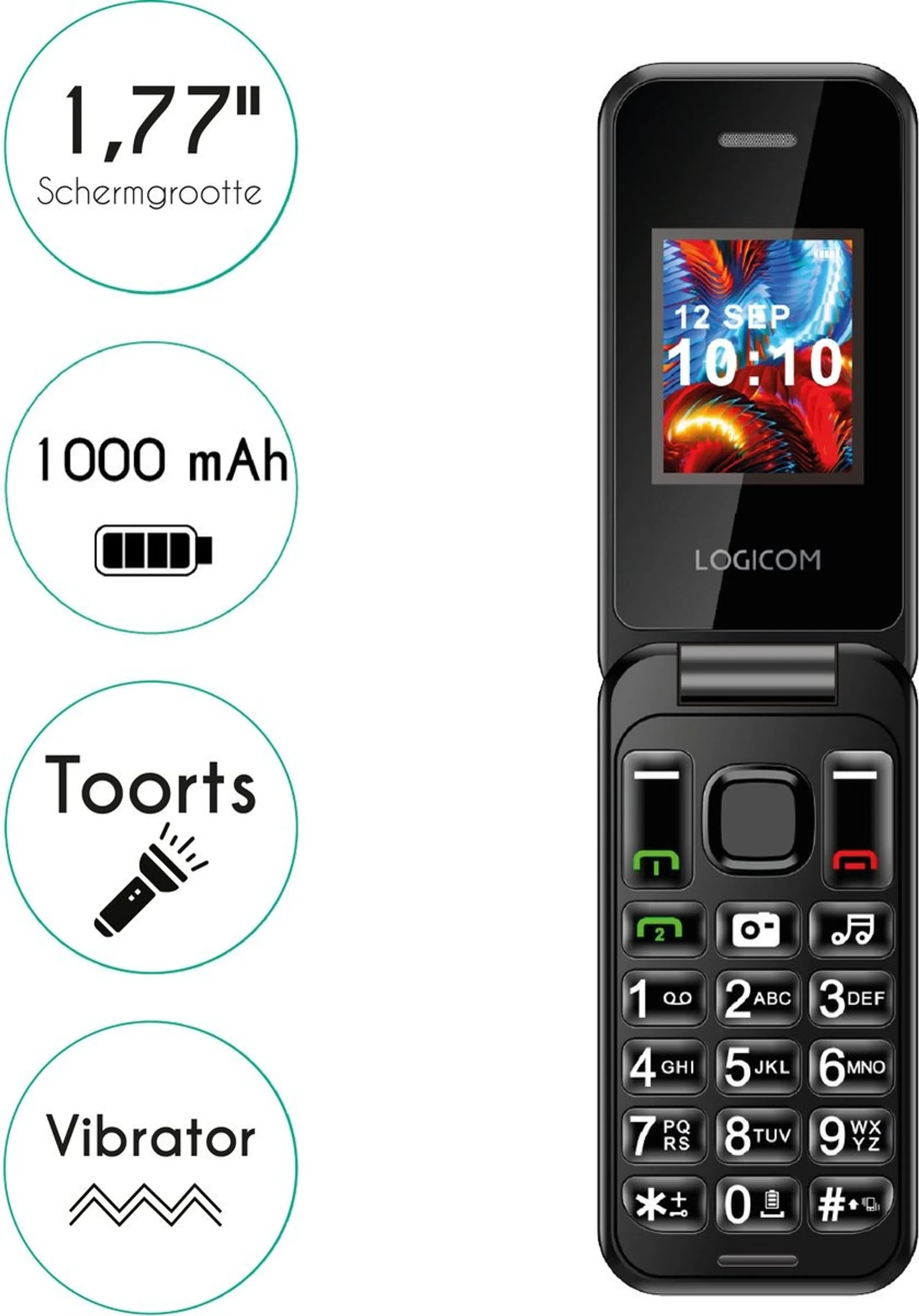 Logicom Fleep 450 - Zwart image