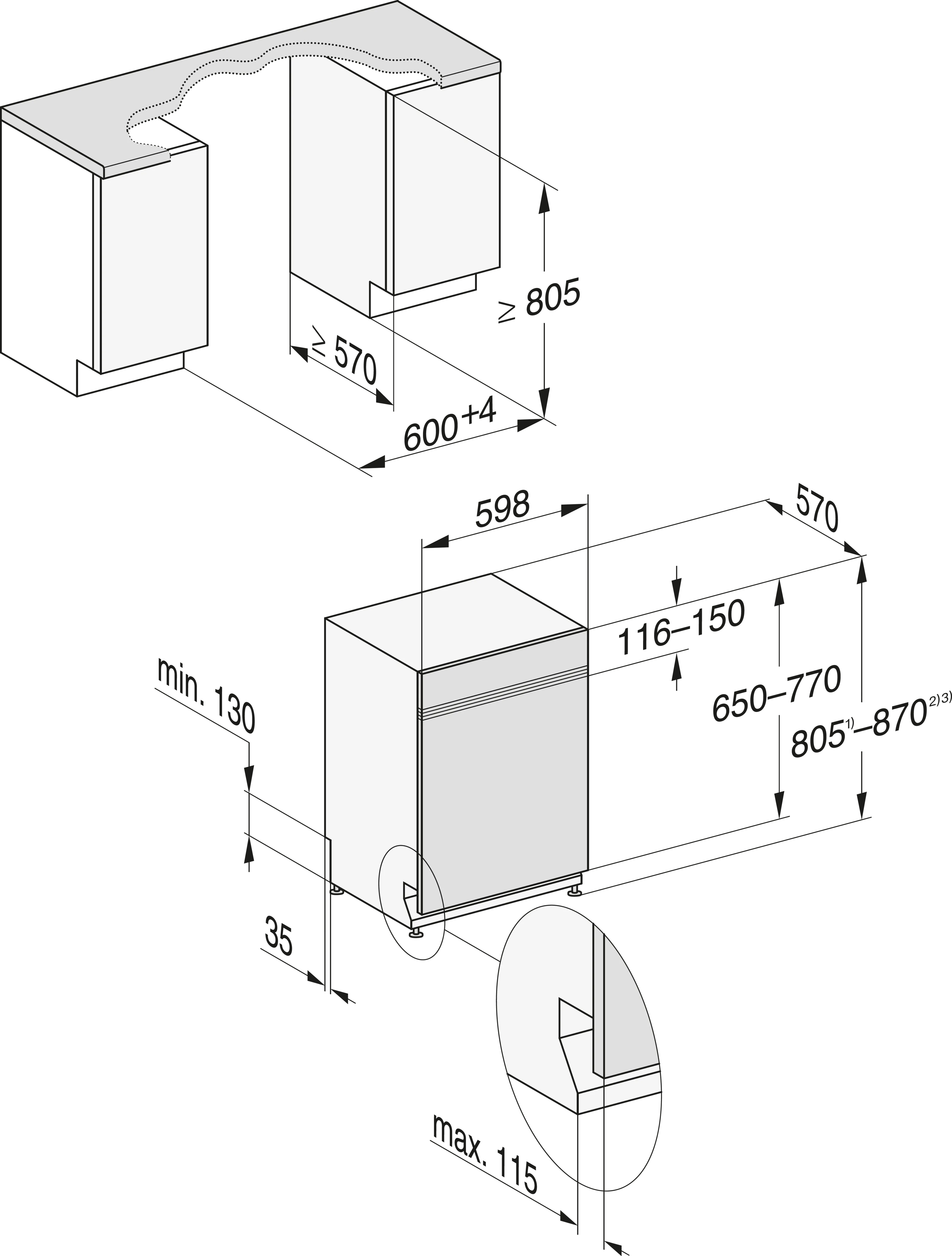 Miele Inbouw vaatwasser G 5611 SCi Active image