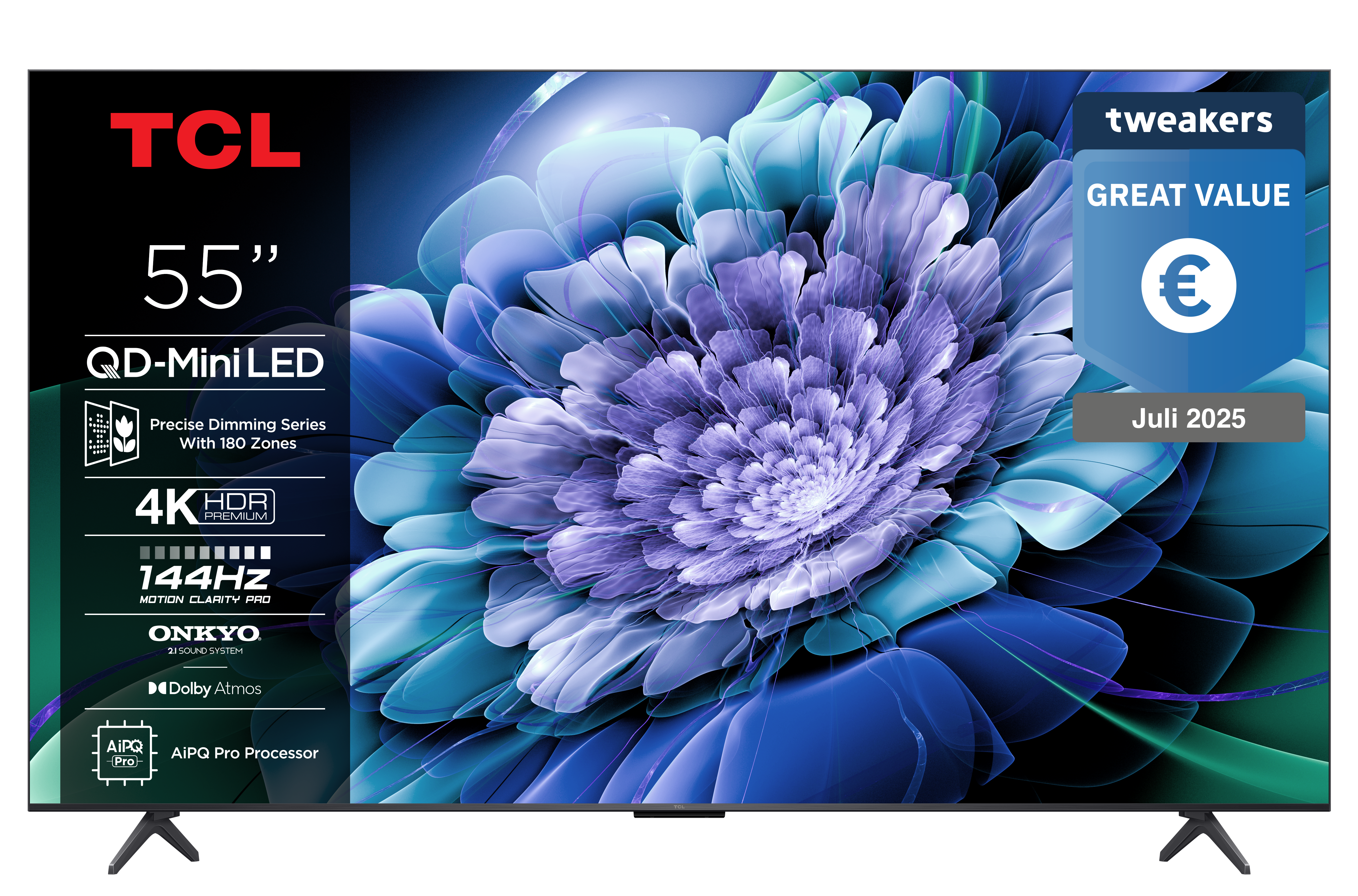 TCL QD-Mini LED 4K TV 55C69K (2025) - 55 inch - Bestel nu, morgen