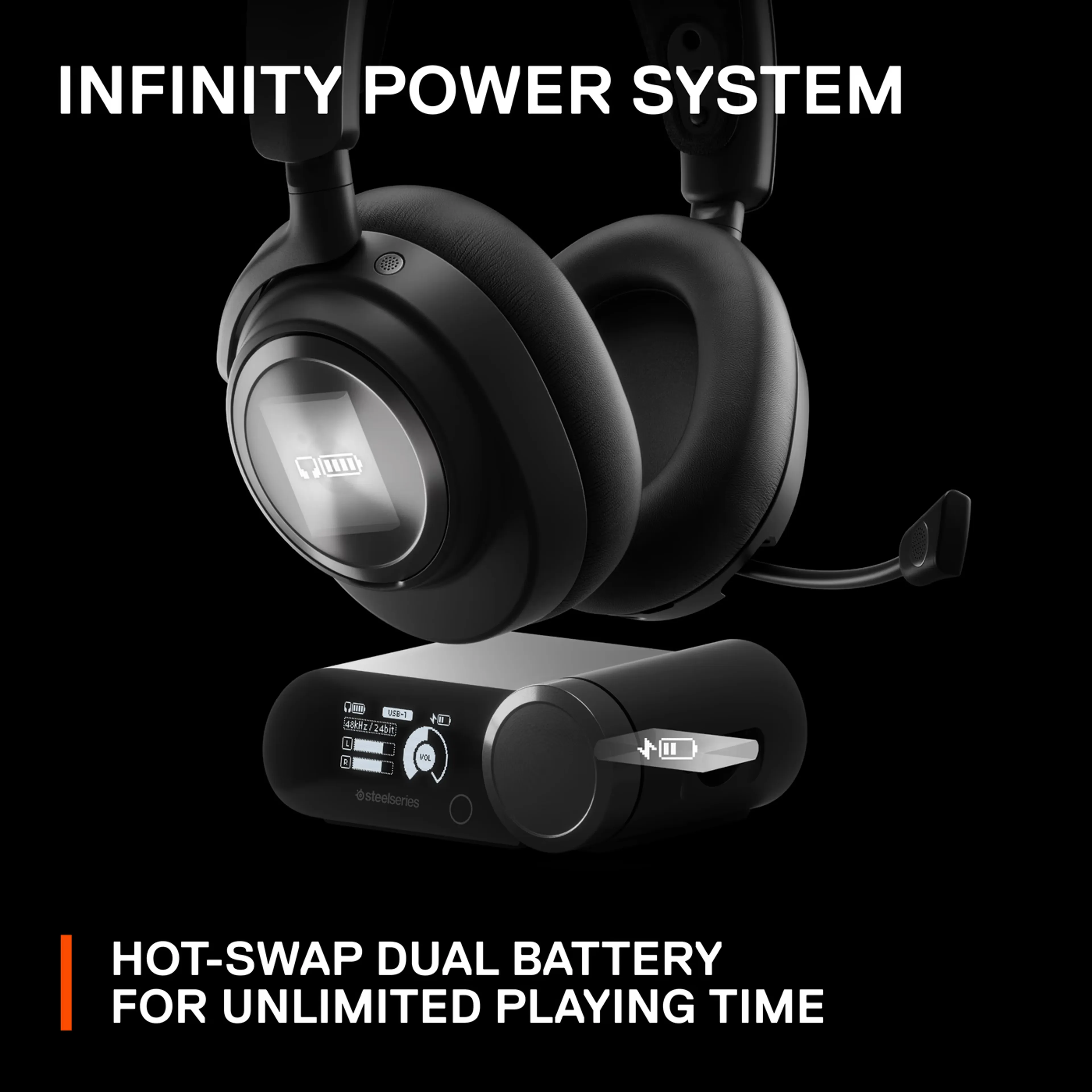 Steelseries Arctis Nova Pro Wireless Gaming Headset - Zwart image