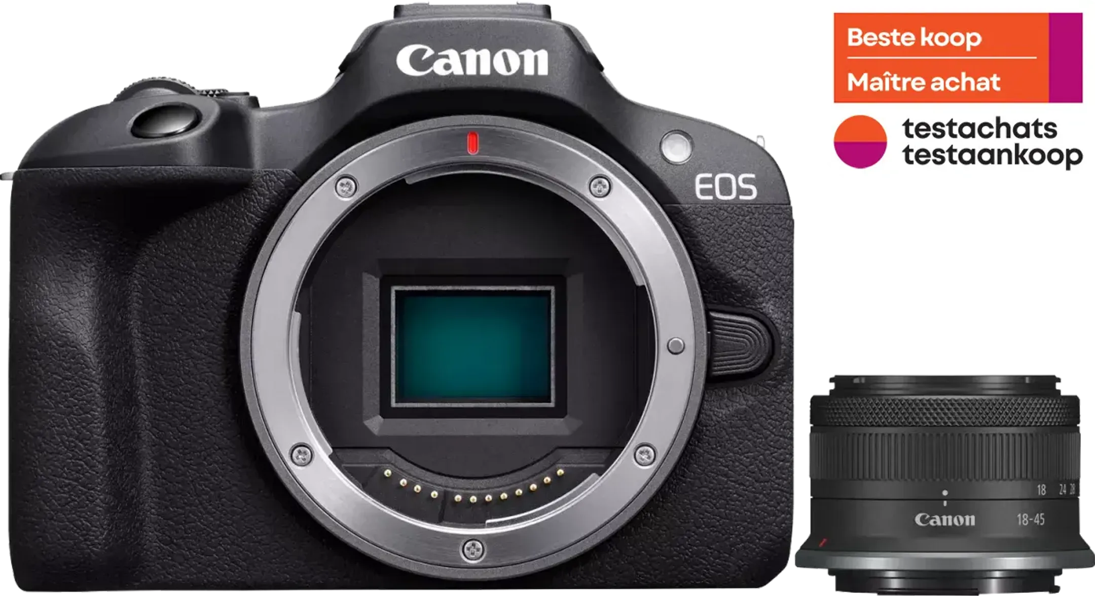 Canon EOS R100 + RF-S 18-45 mm f/4.5 - 6.3 IS STM image