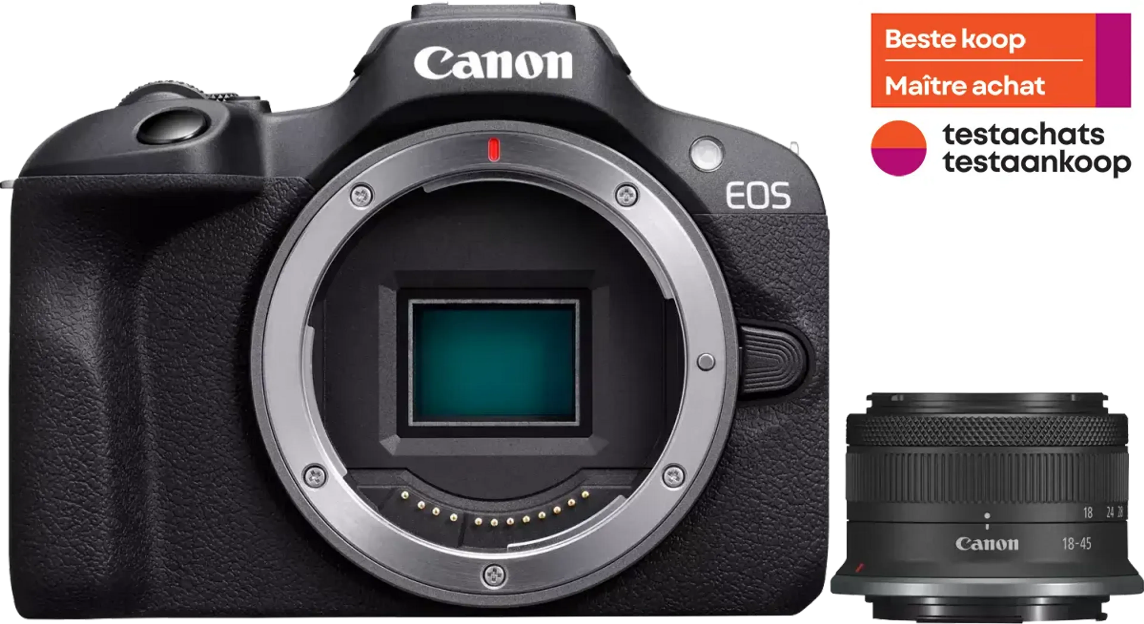Canon EOS R100 + RF-S 18-45 mm f/4.5 - 6.3 IS STM image
