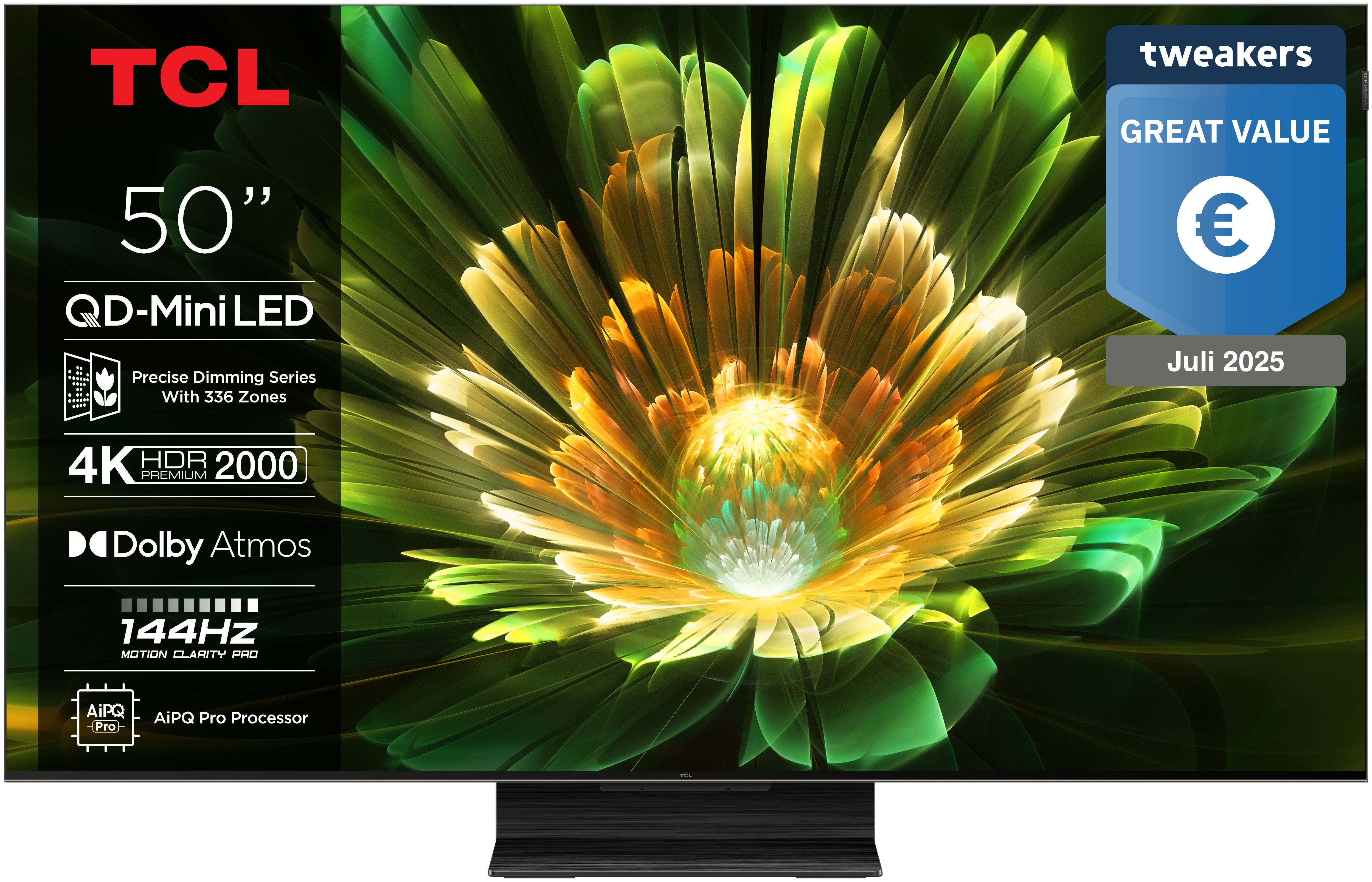 TCL QD Mini-LED 4K TV 50C79K (2025) - 50 inch