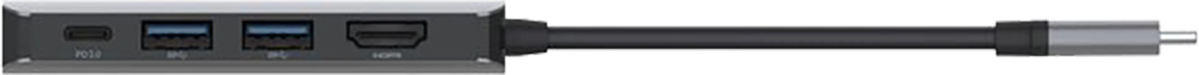 Apple MacBook Air 13" M4 16 GB/256 GB Middernacht + USB-C 4-in-1 Multiport Adapter image