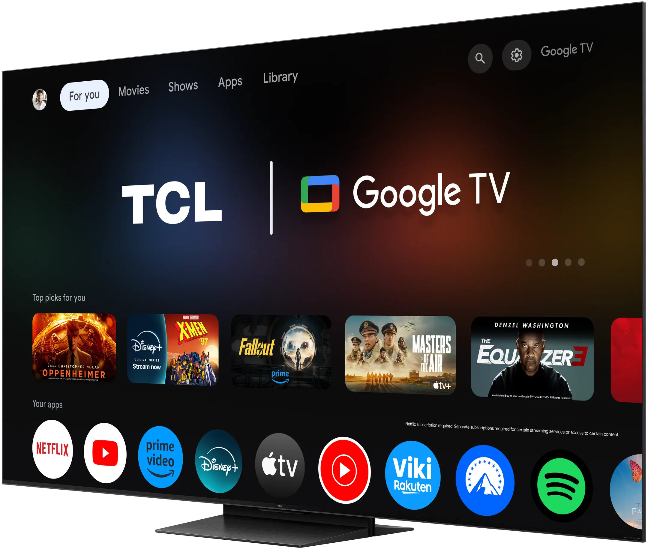TCL QD-Mini LED 4K TV 55C79K (2025) - 55 inch image