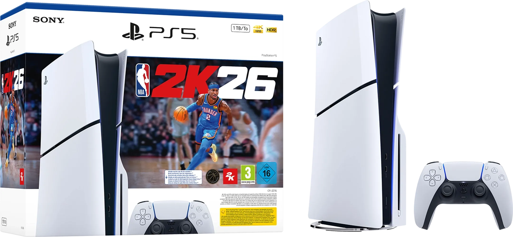 PlayStation 5 Slim Disc + NBA 2K26