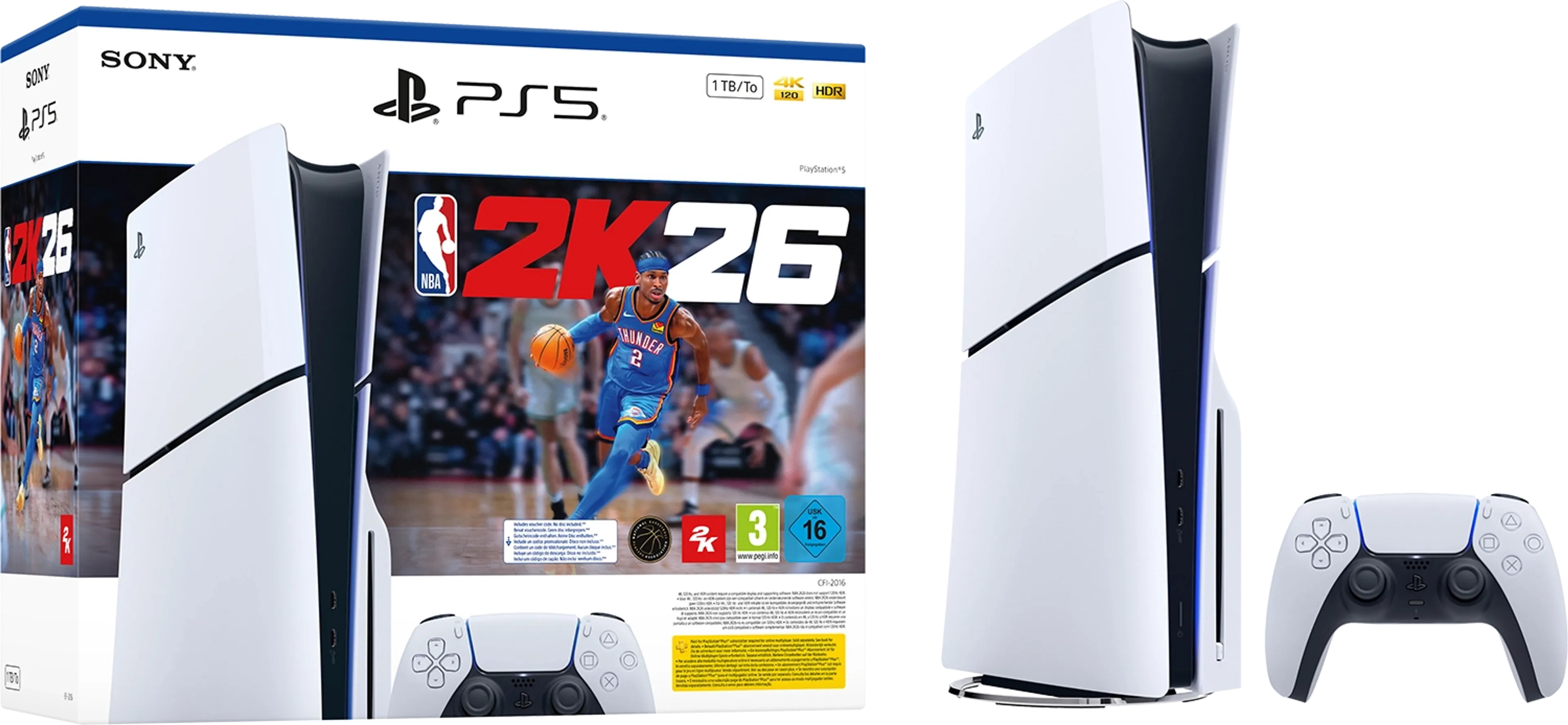 PlayStation 5 Slim Disc + NBA 2K26