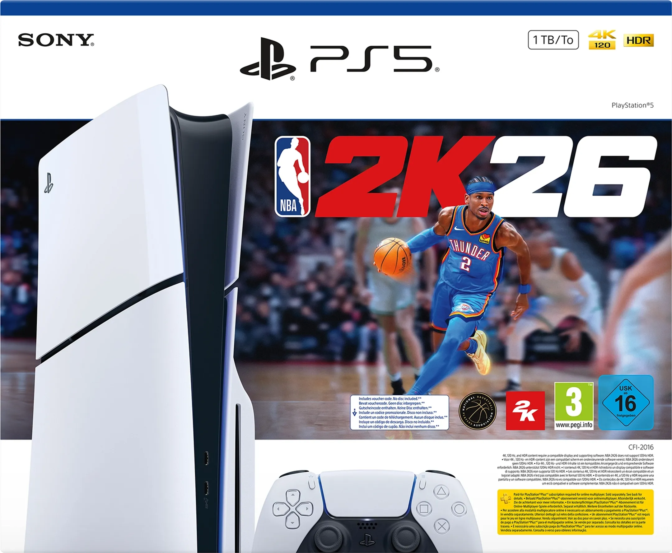 Sony PlayStation 5 Slim Disc + NBA 2K26 image