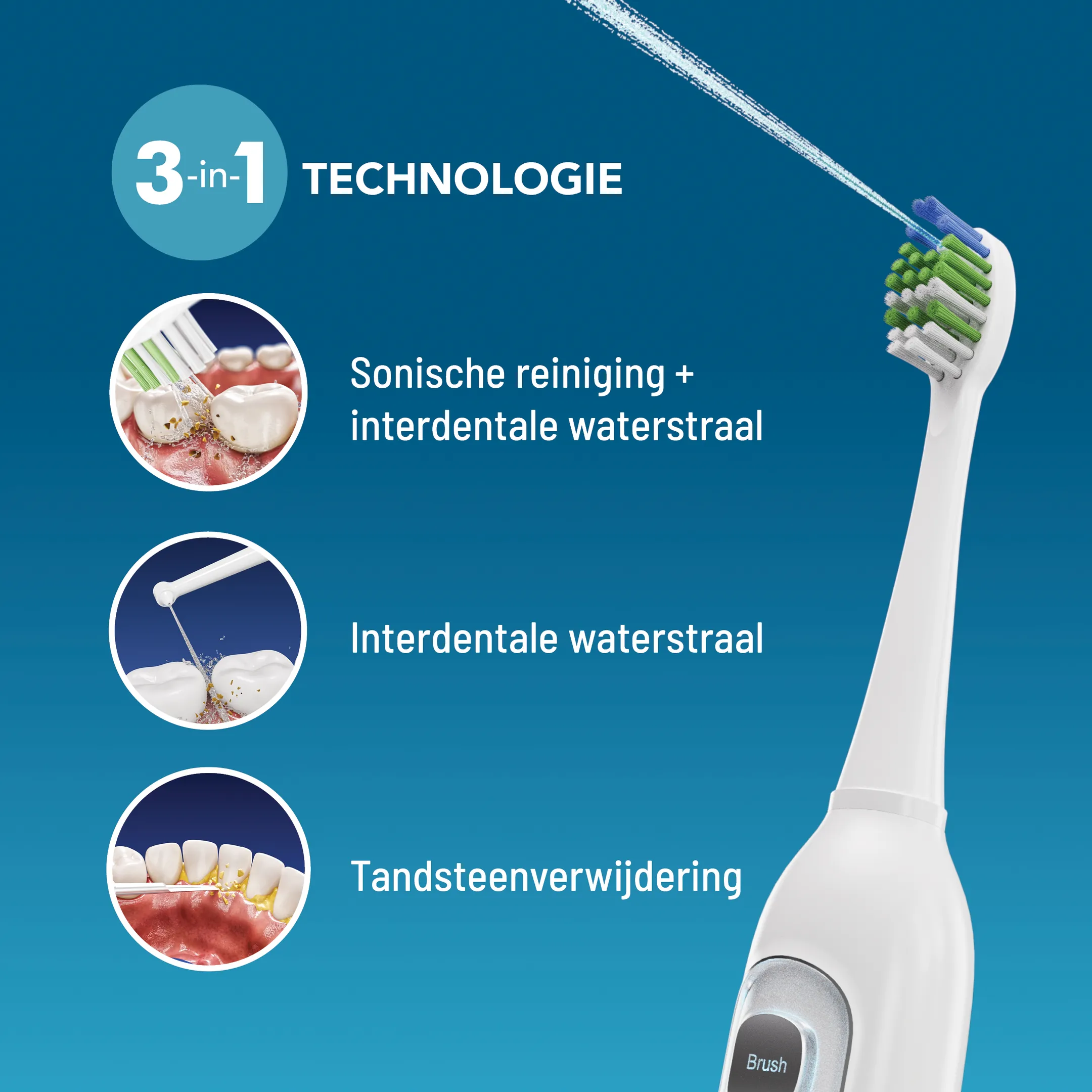 HAEPI Elektrische tandenborstel 3-in-1 Julia image