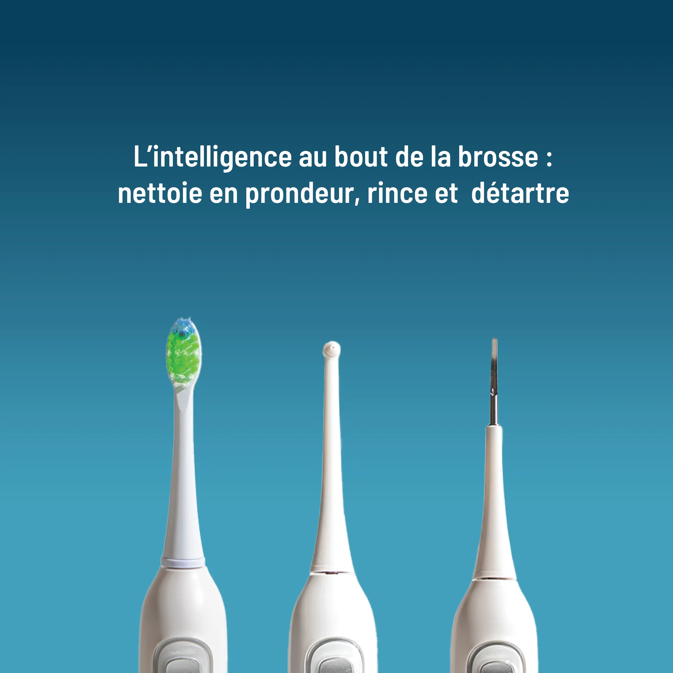 HAEPI Brosse à dents électrique 3-en-1 Julia image
