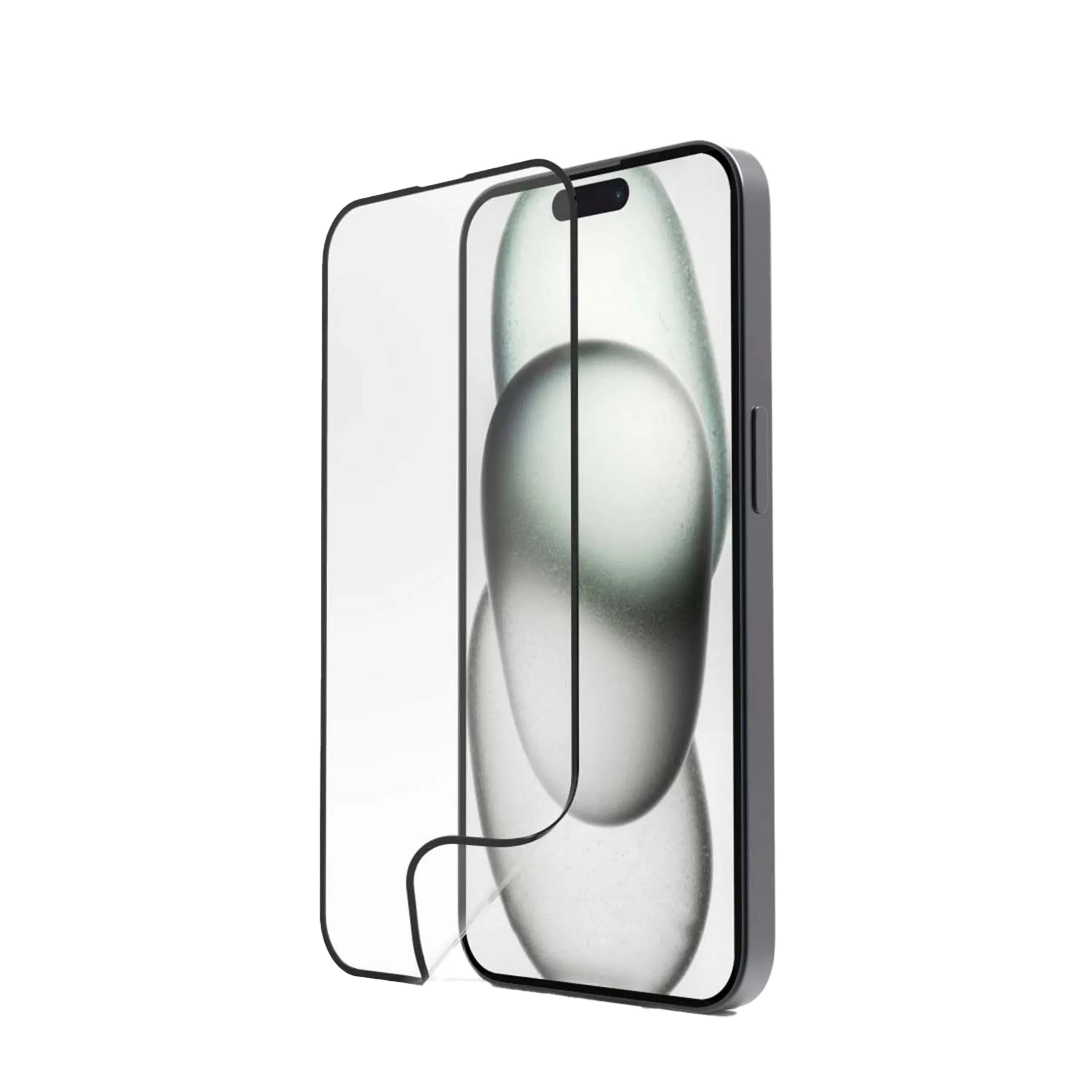 Protège écran Super Hybrud pour iPhone 15 + aide au montage