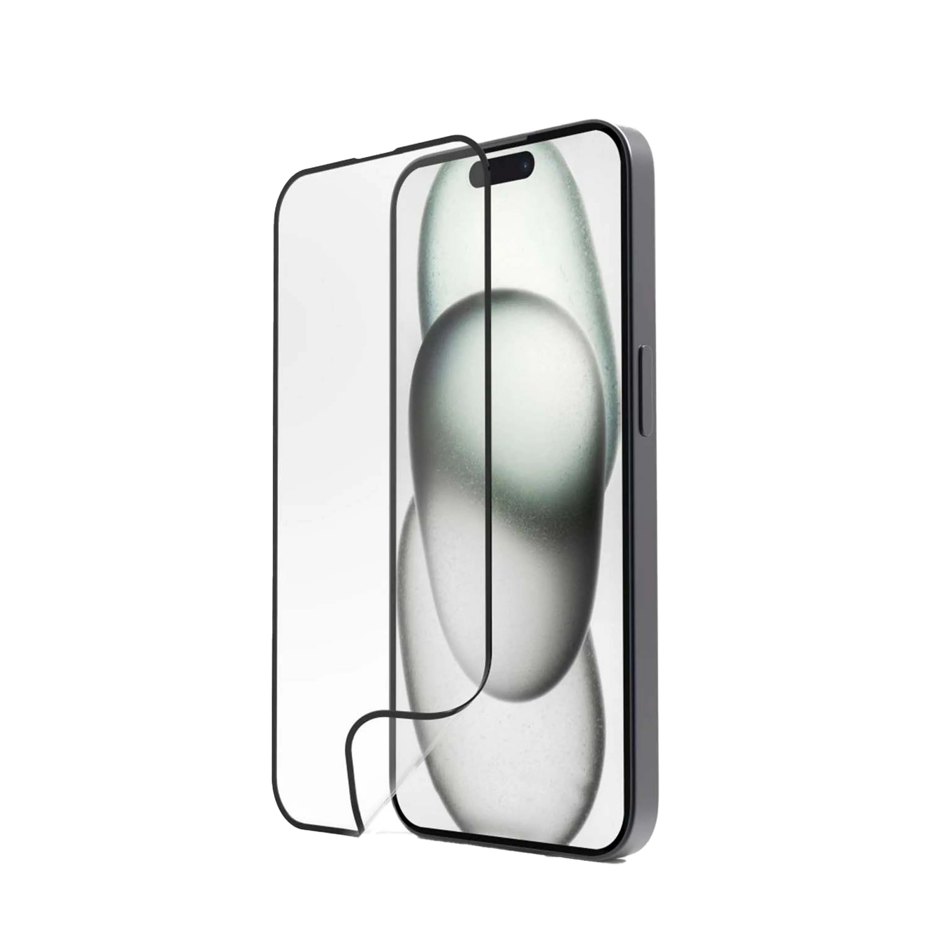 Protège écran Super Hybrud pour iPhone 15 + aide au montage