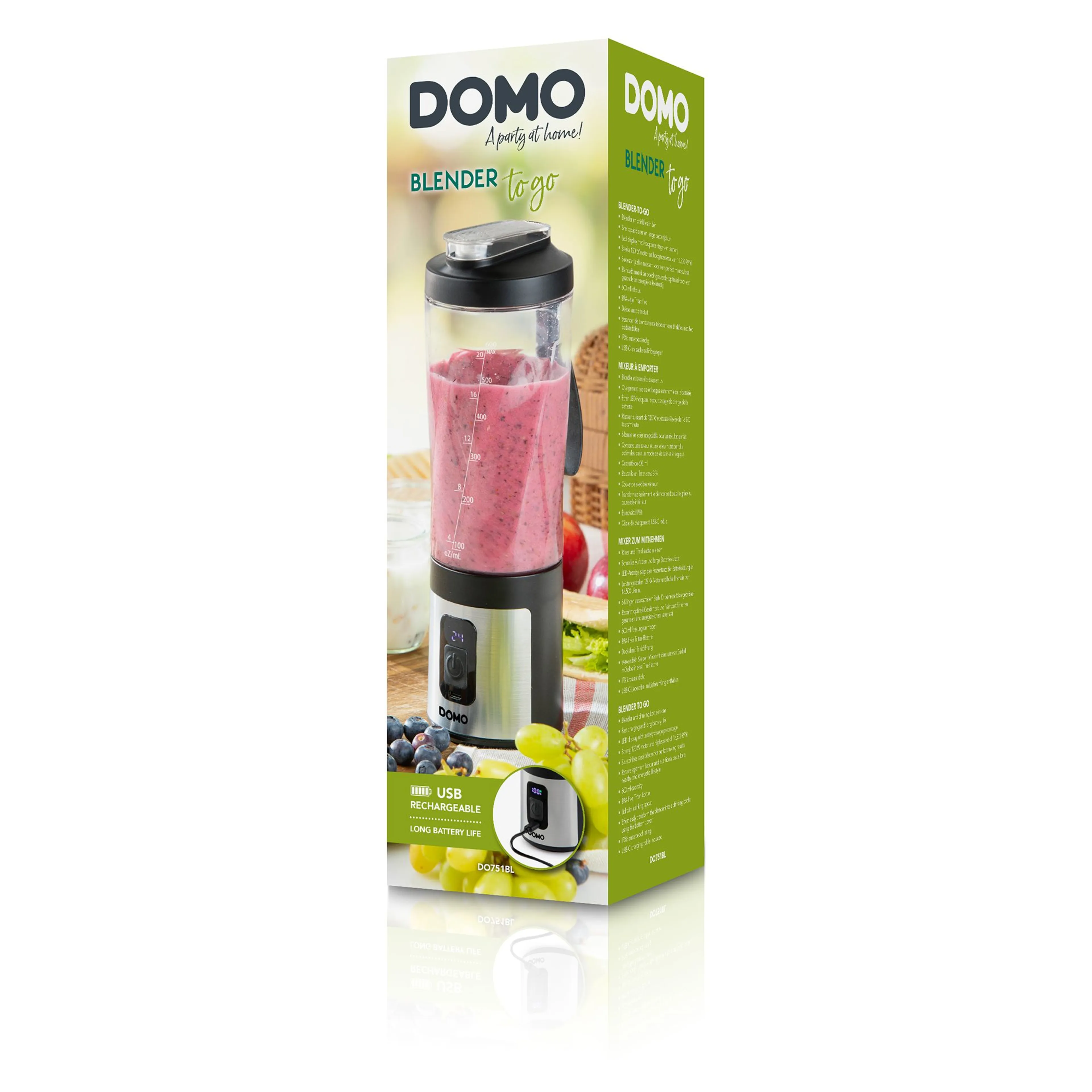 Domo Blender-to-go DO751BL image