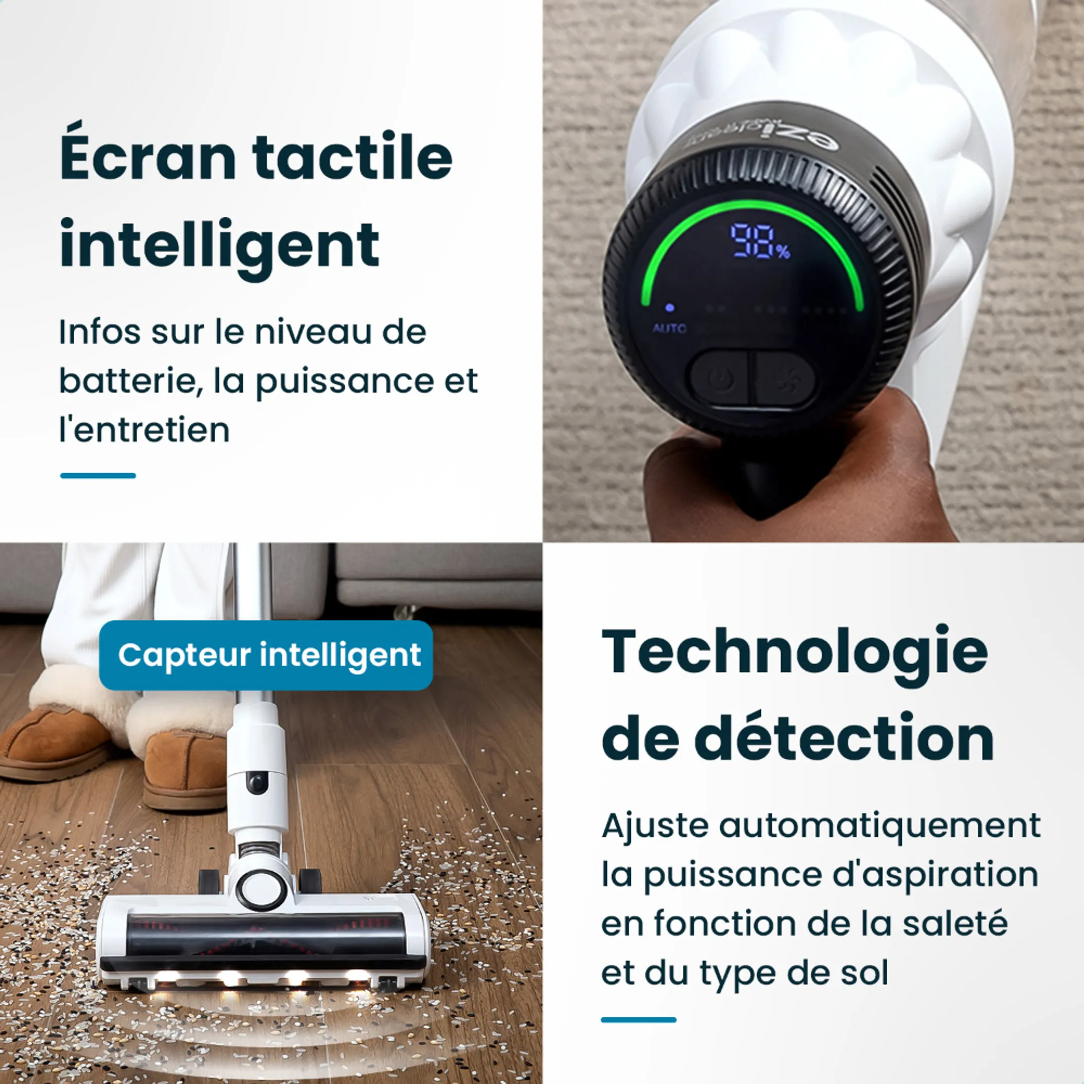 EZI CLEAN Aspirateur balai Cyclomax R22 station image