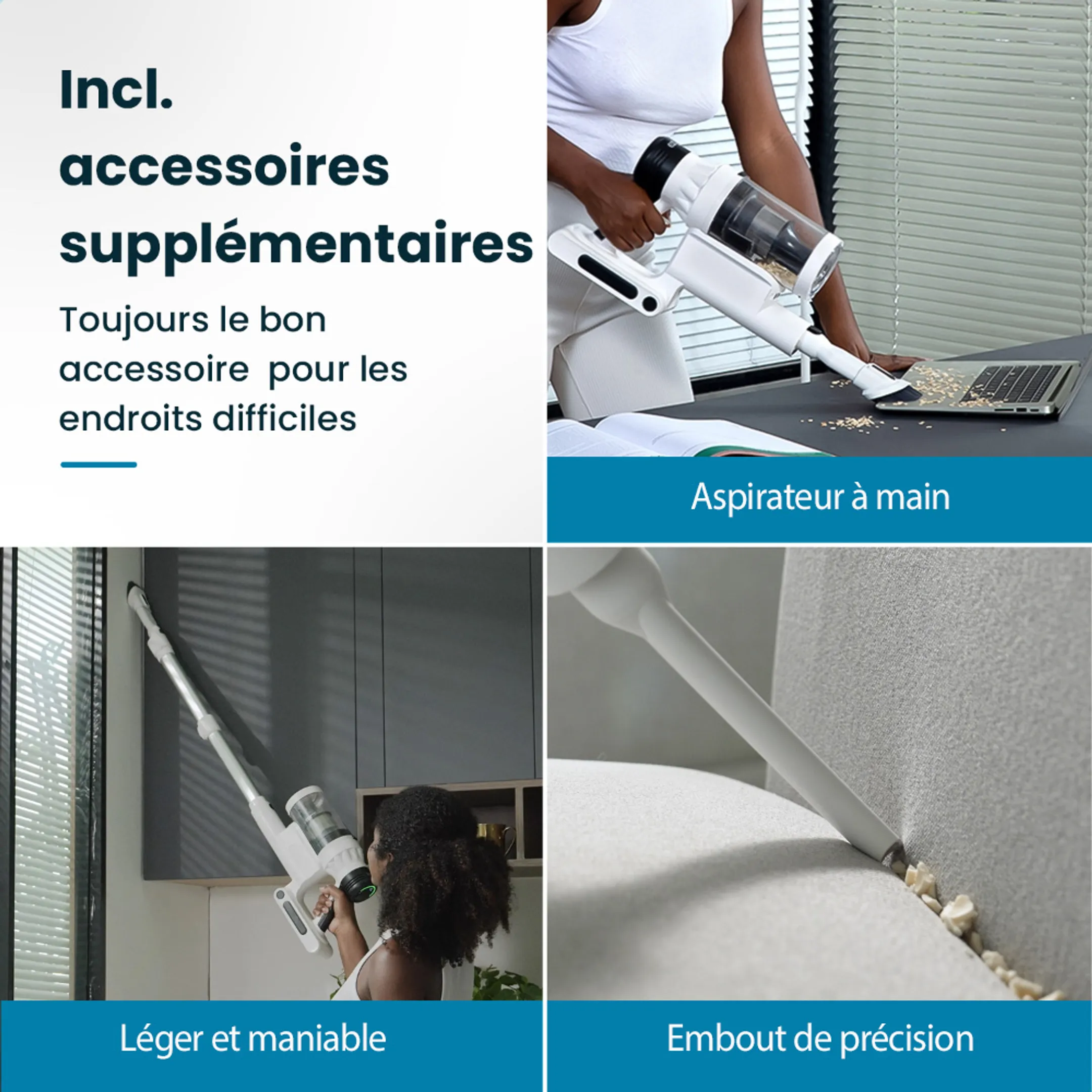 EZI CLEAN Aspirateur balai Cyclomax R22 station image