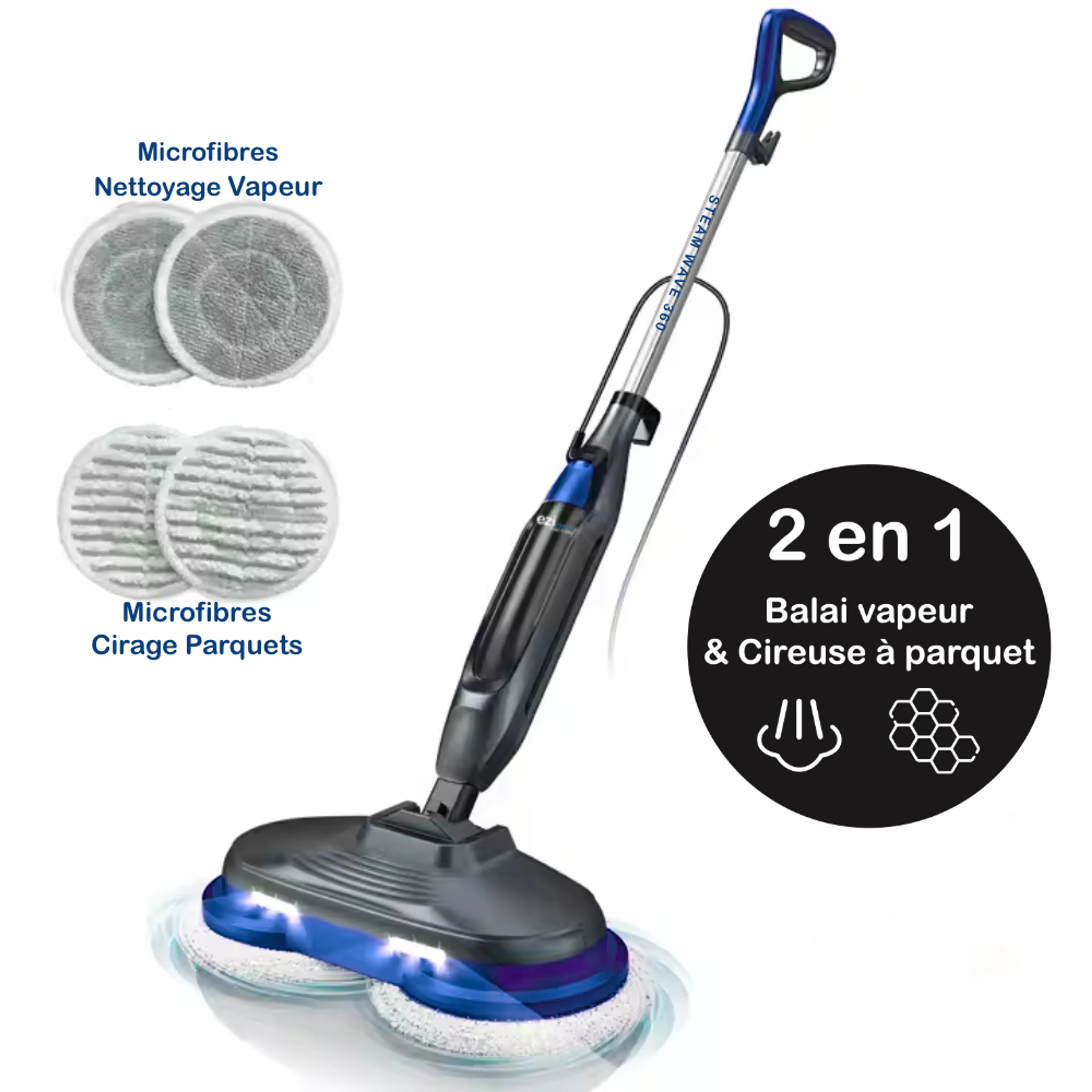 EZI CLEAN Nettoyeur vapeur Steam Wave 360 image