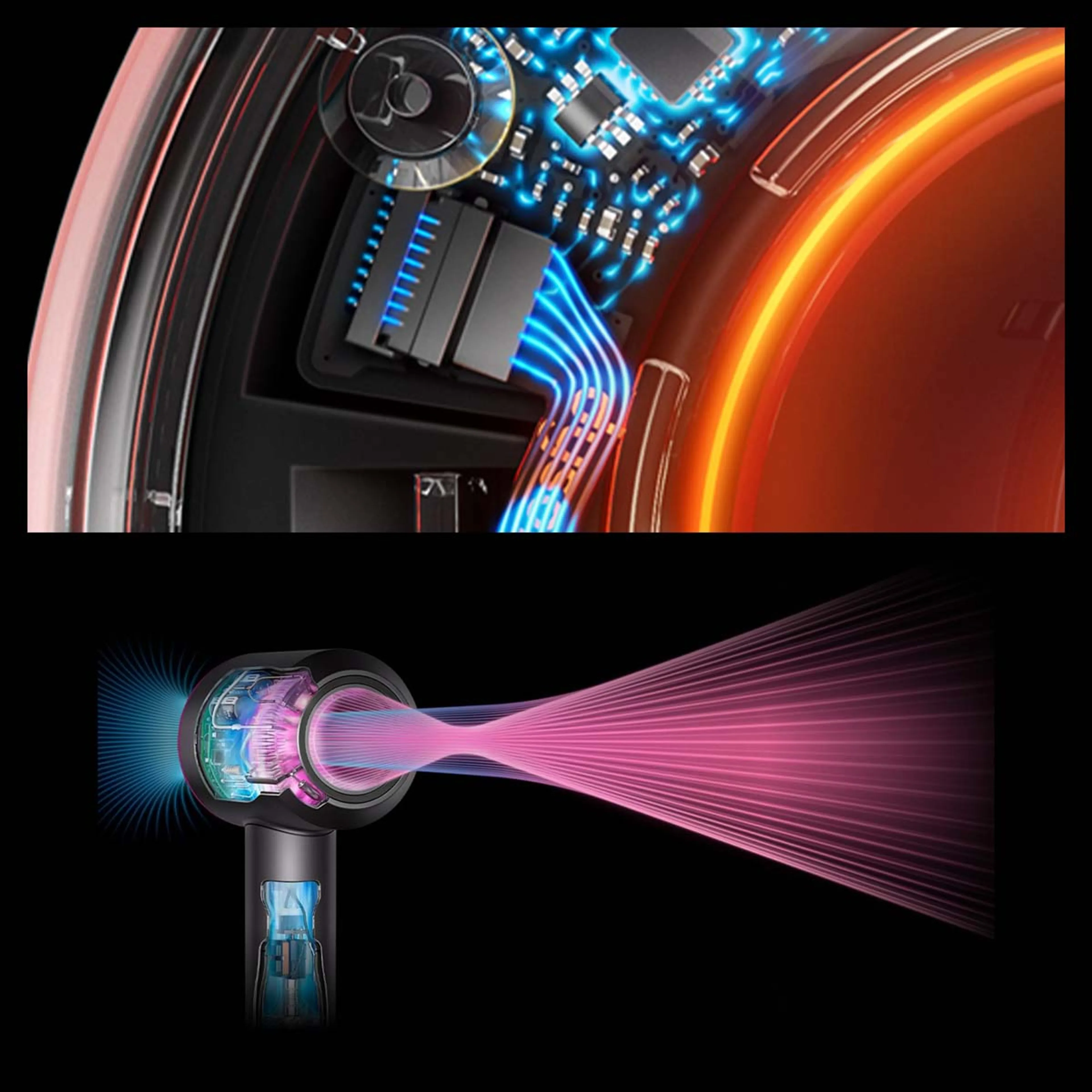 Dyson Supersonic Nural Straight + Wavy Amber Silk image