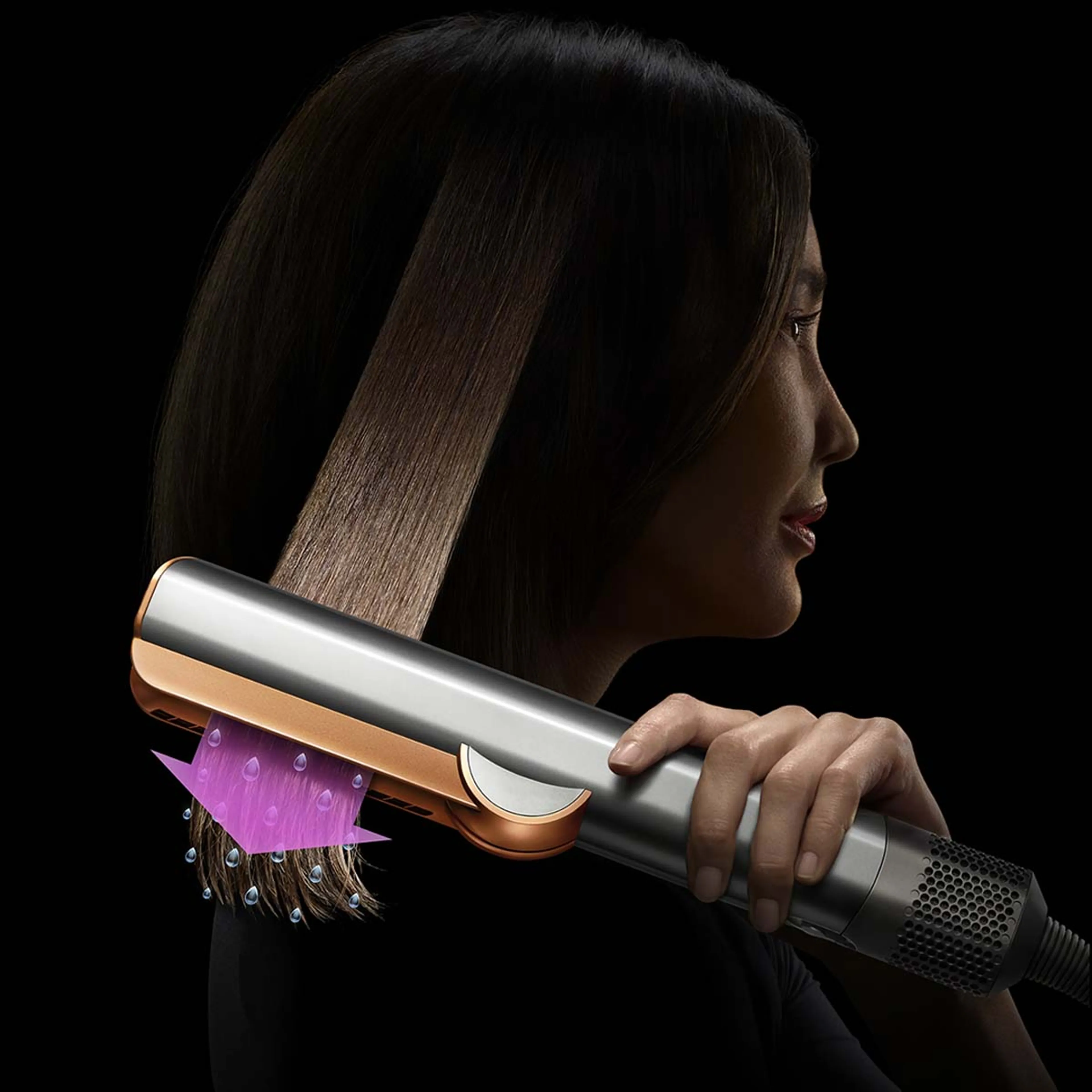 Dyson Airstrait Amber Silk image