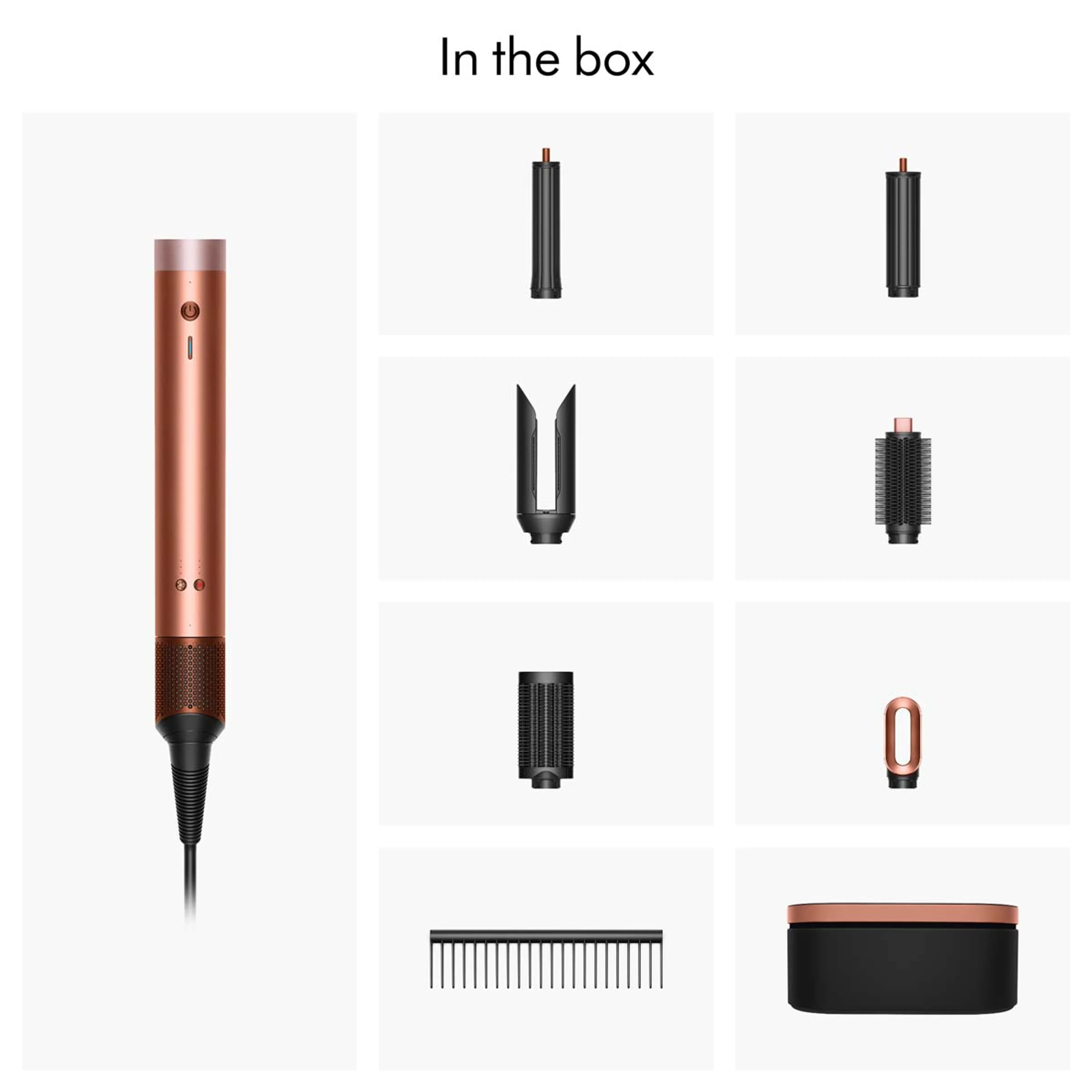 Dyson Airwrap Co-anda2x Straight+Wavy Amber Silk image