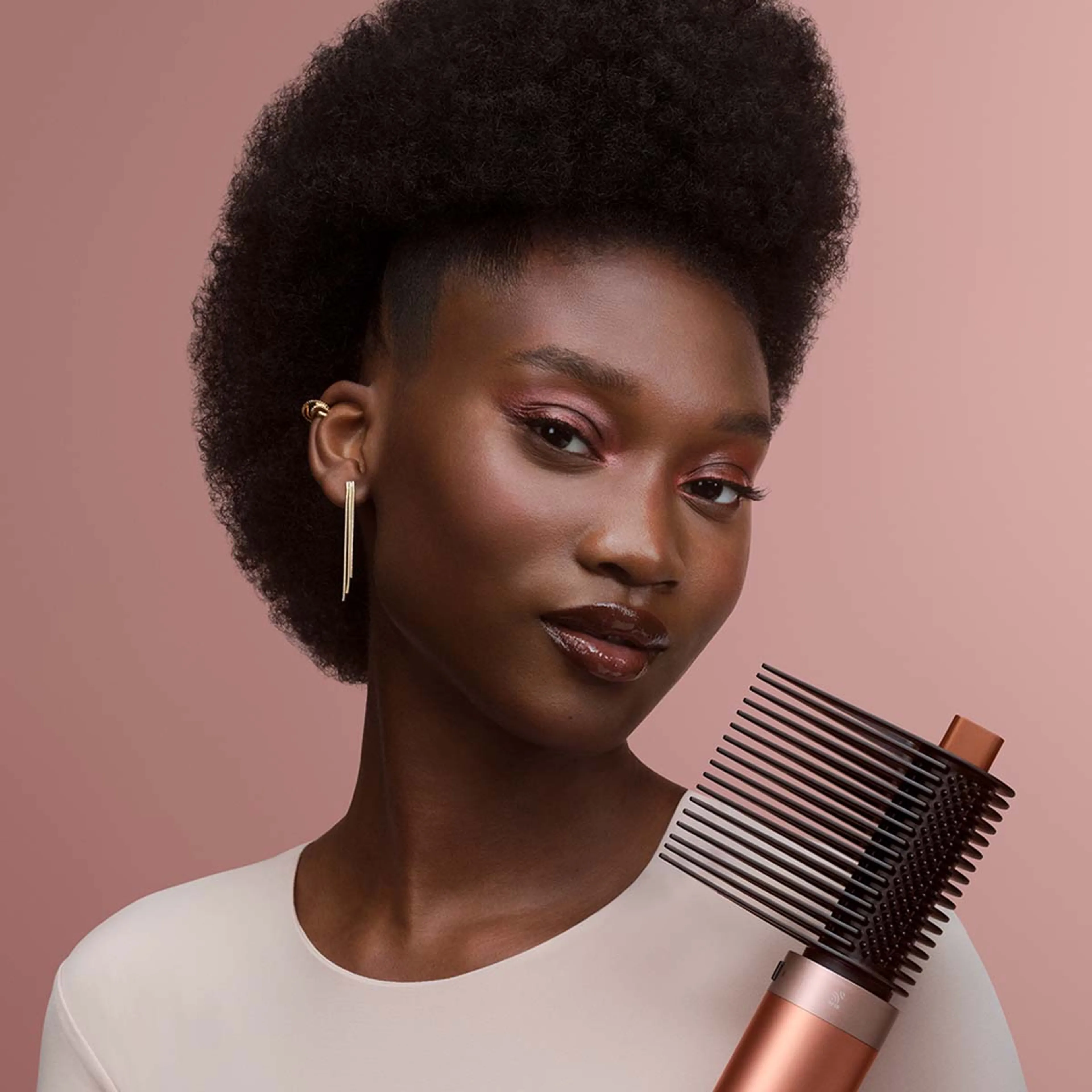 Dyson Airwrap Co-anda2x Curly+Coily Amber Silk image