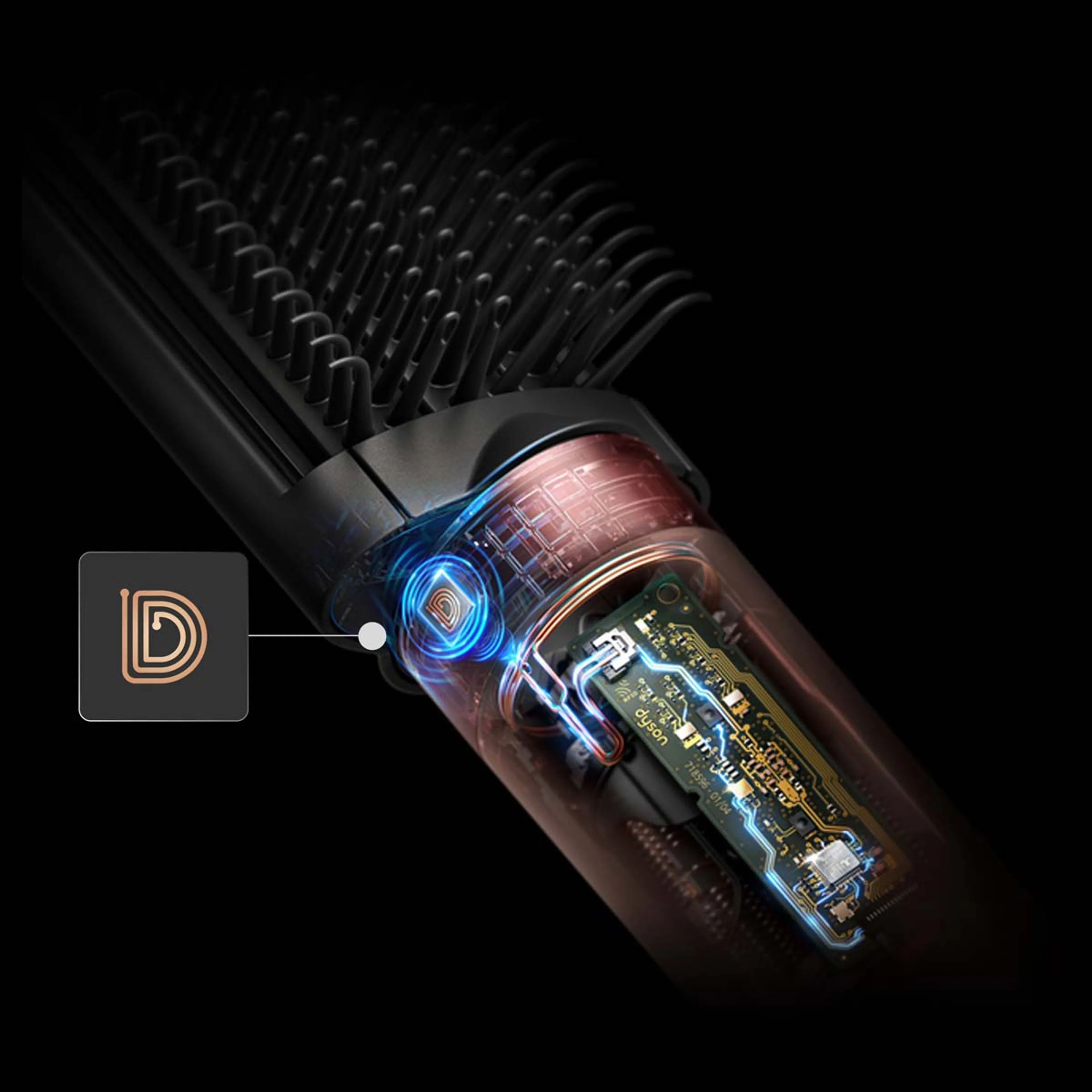 Dyson Airwrap Co-anda2x Curly+Coily Amber Silk image