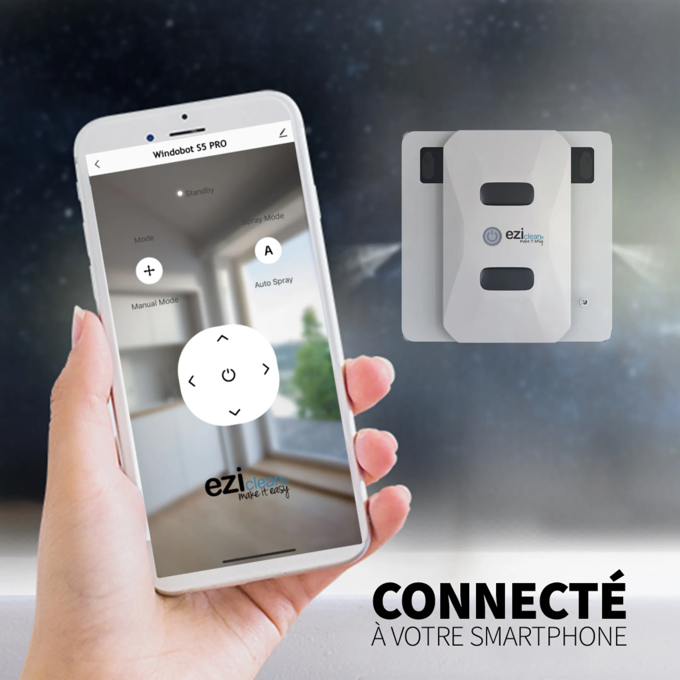 EZI CLEAN Nettoyeur de vitres Windobot S5 Pro image