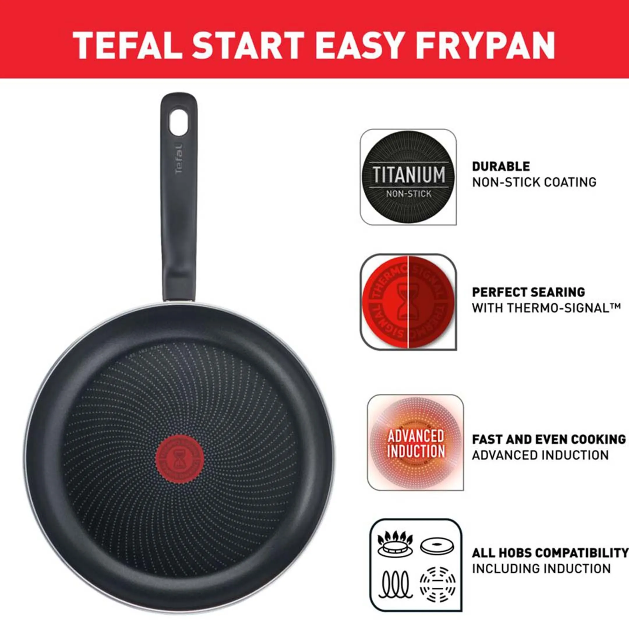 Braadpannen Start'easy set - Ø20/26cm