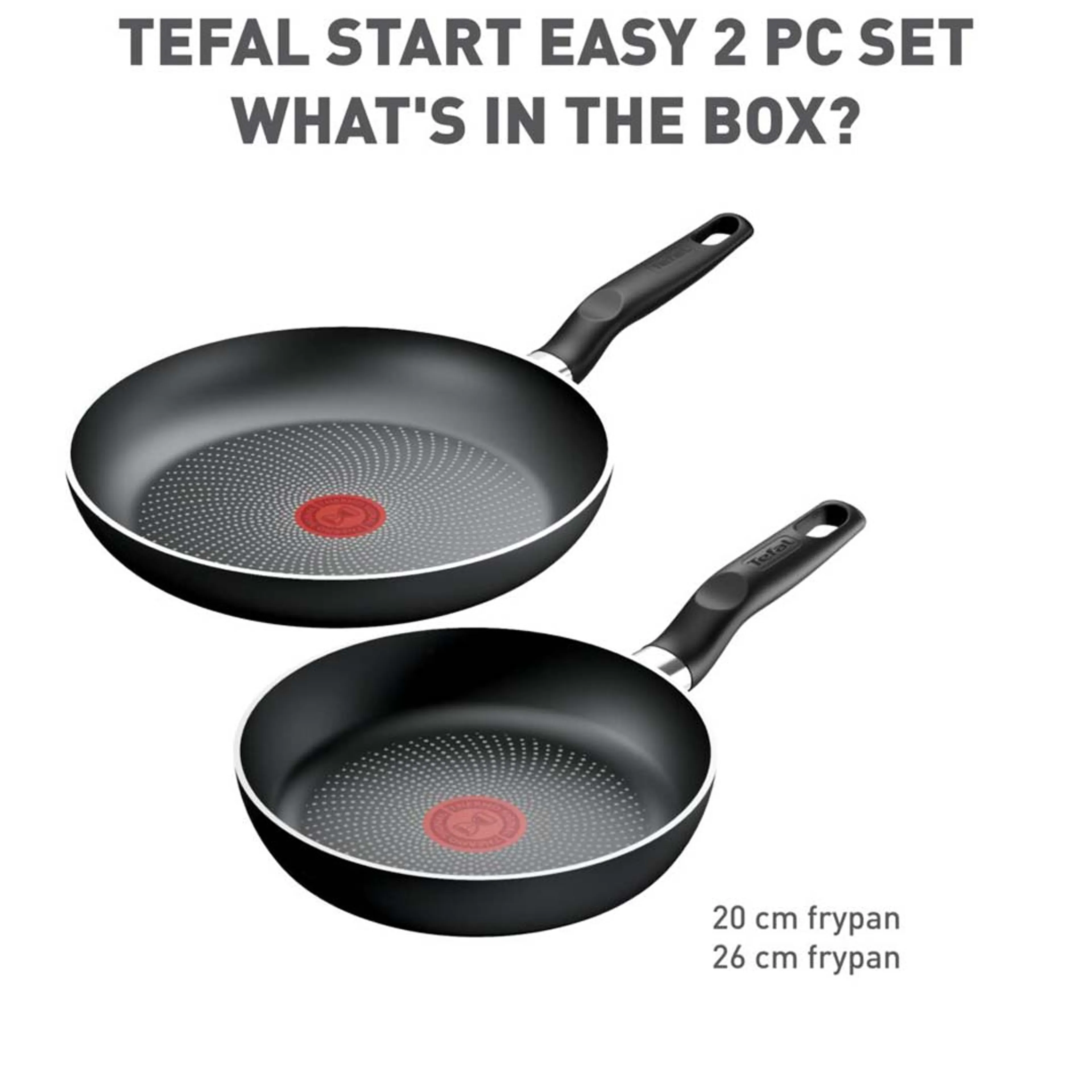 Tefal Poêles Start'easy set - Ø20/26cm image