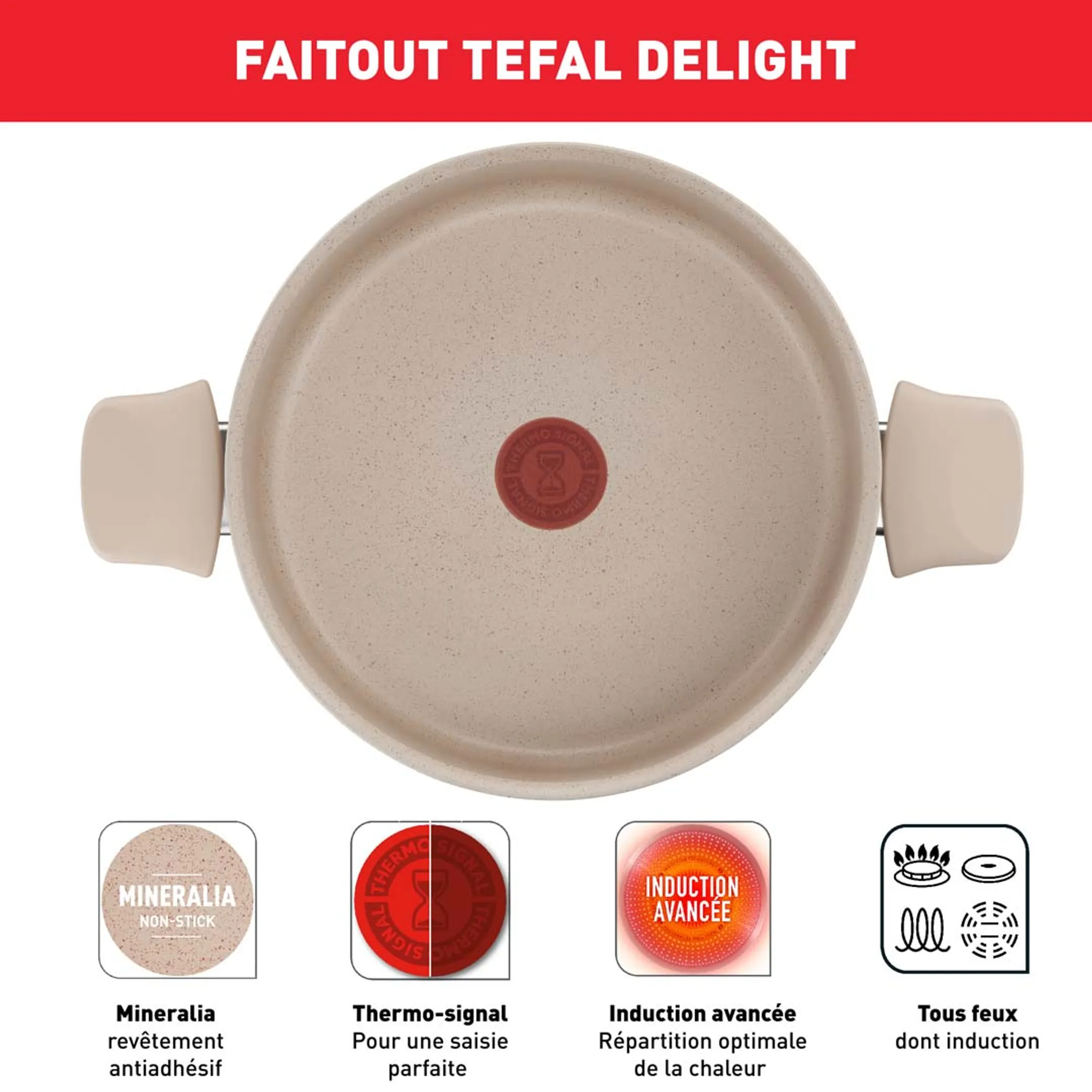 Tefal Casserole Delight G2934602 - Ø24cm image